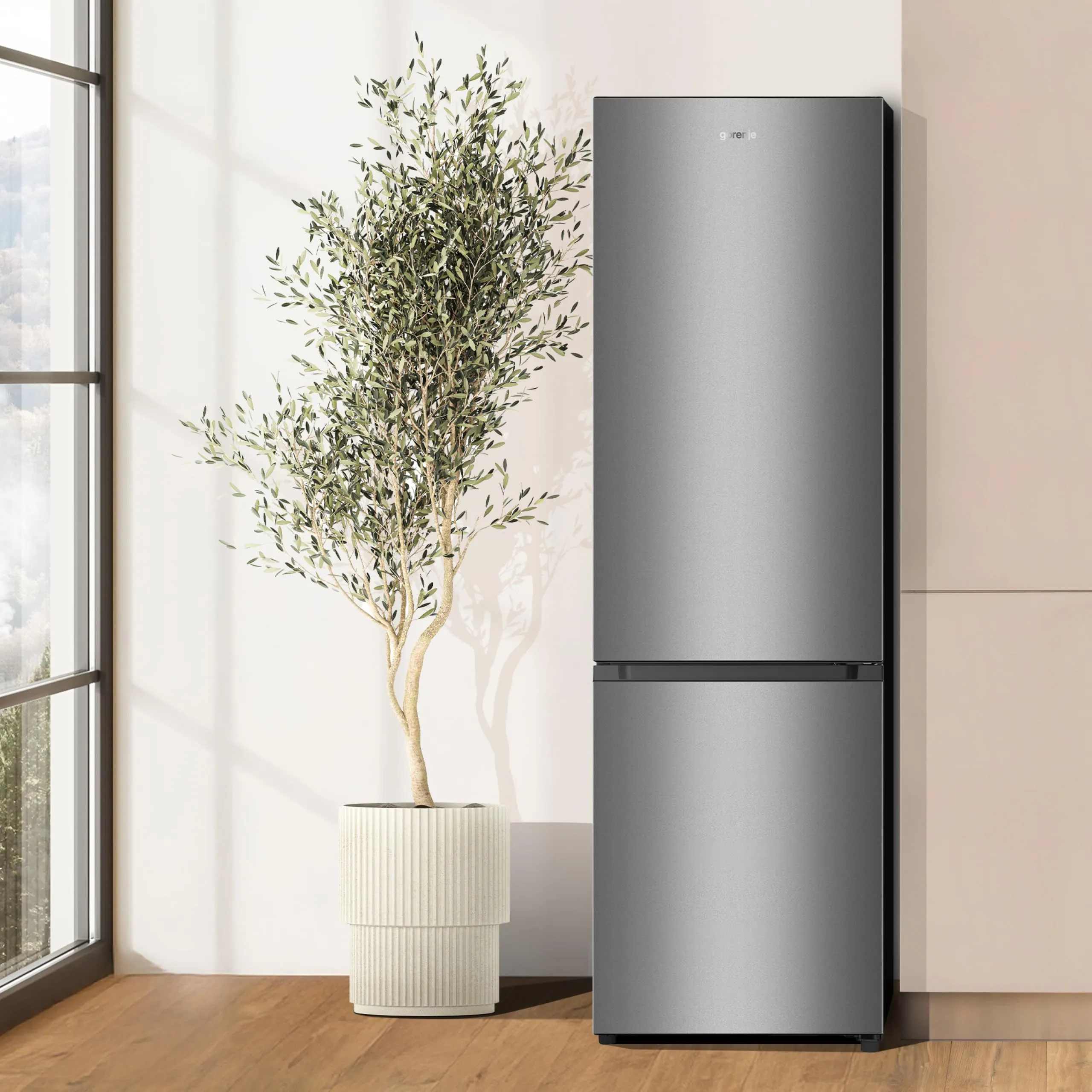 Gorenje RK4182PS4 Frigorifero Combinato, Inox, 180x60 cm, Classe E, 269L, 39dB, Porta Reversibile - immagine 7