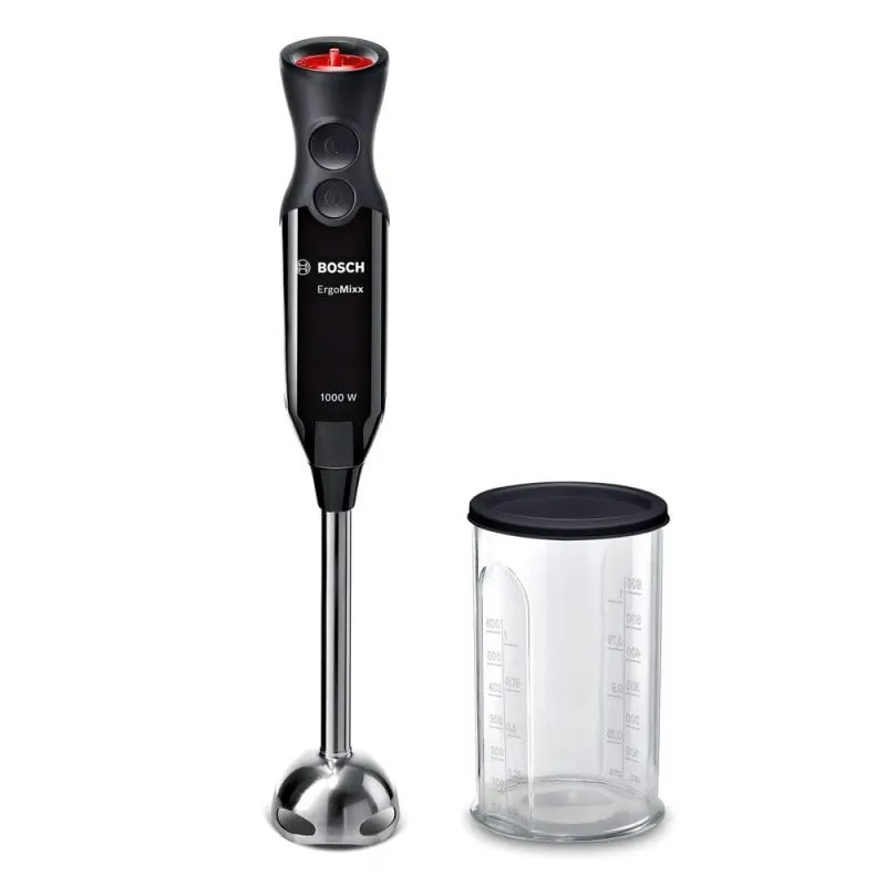 Bosch Frullatore a Immersione MS6CB6110, 1000 W, 12 Velocità, Nero - immagine 1