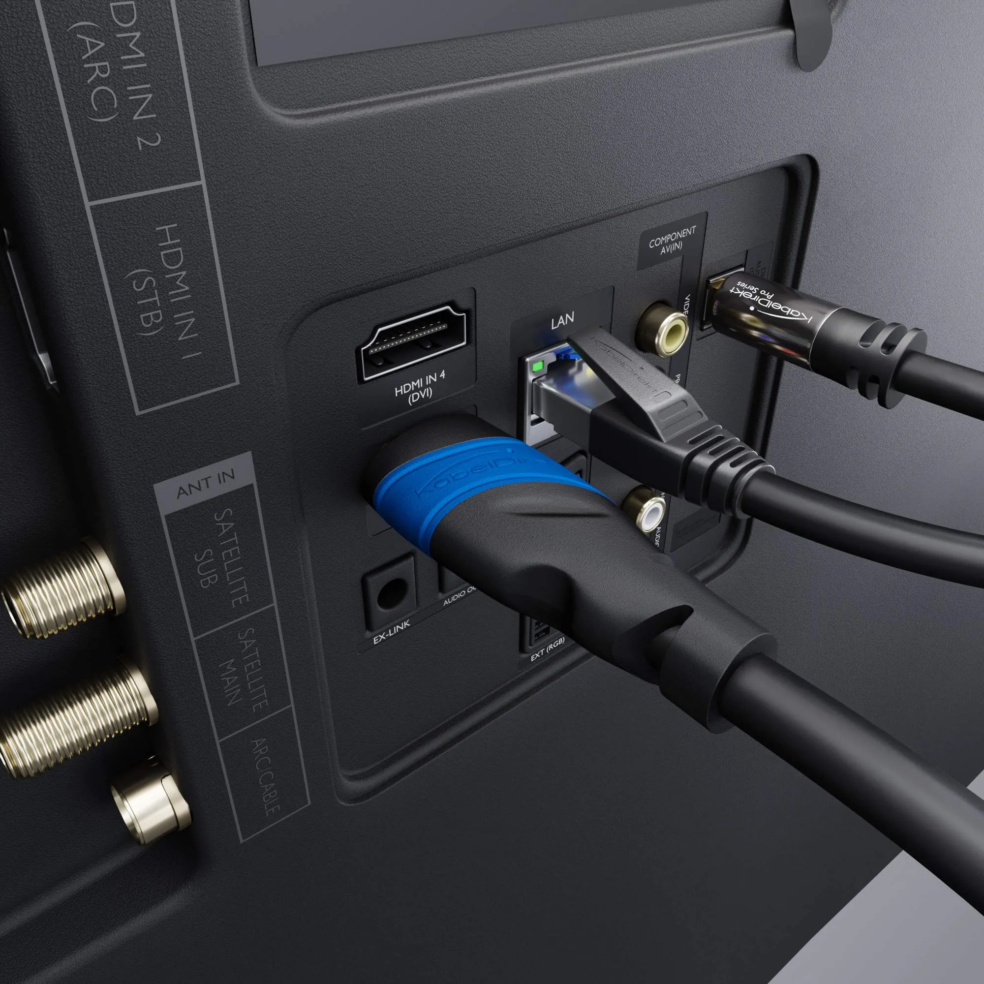 KabelDirekt HDMI 4K Cable, 20m, 5 Pack, Flexcore Technology - immagine 6
