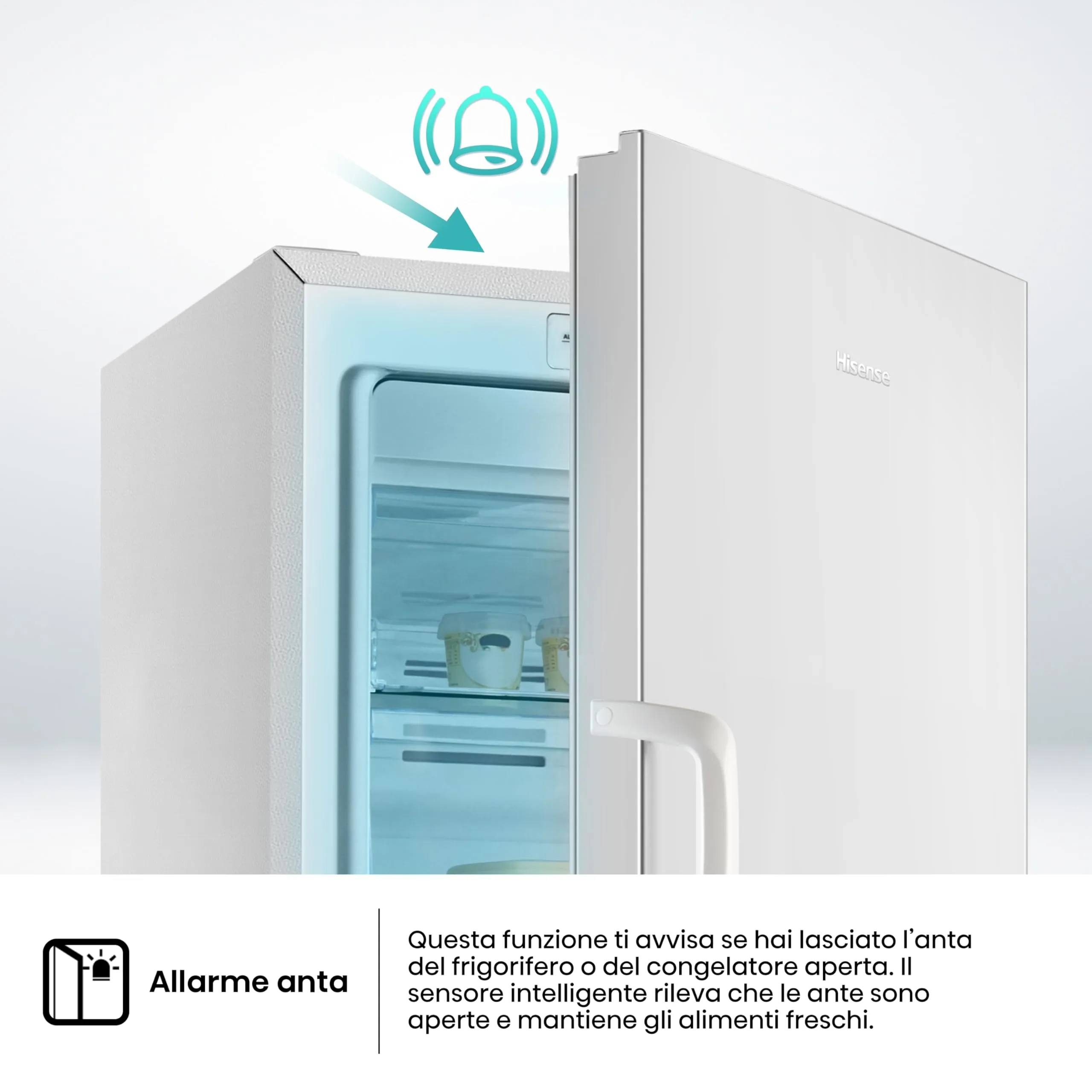 Hisense FV245N4AW2 Freezer Verticale Total No Frost, 194 L, Bianco, Porte reversibili - immagine 9