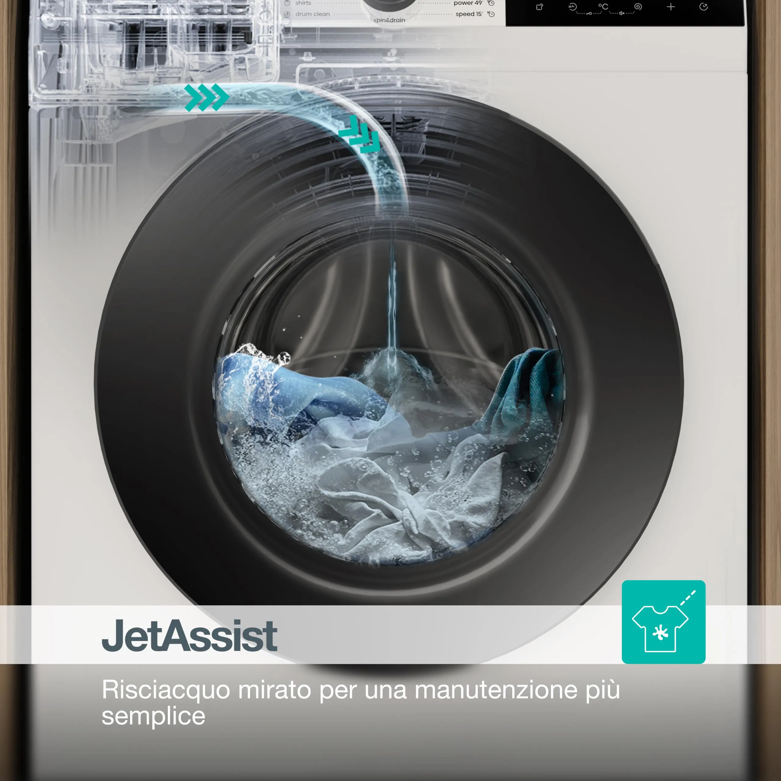 Gorenje WG2PS72A12/IT Lavatrice a Carica Frontale 7 kg, Classe A-10%, Bianco - immagine 5