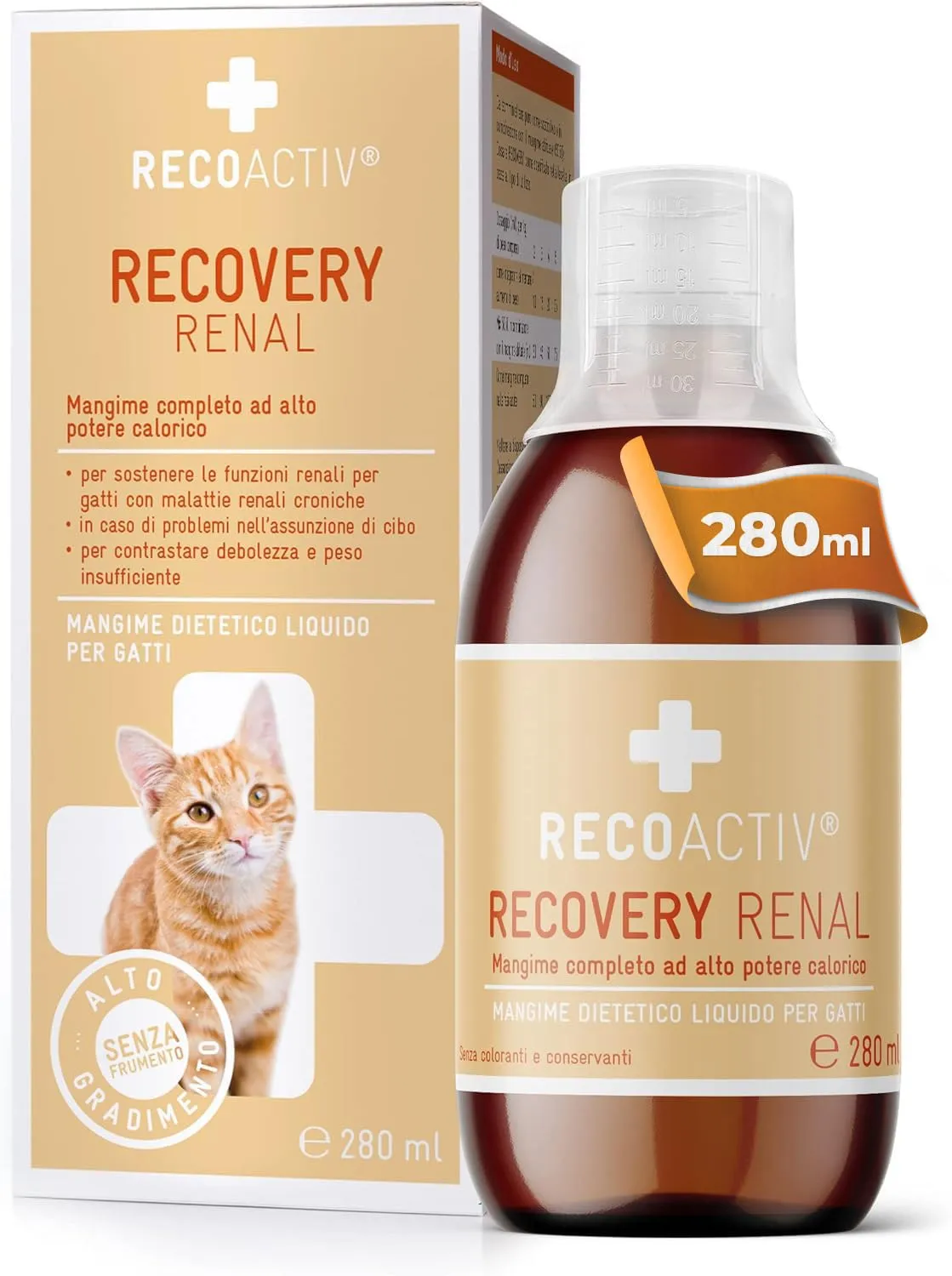 RECOACTIV Recovery Renale per gatti, 1 x 280 ml - immagine 1