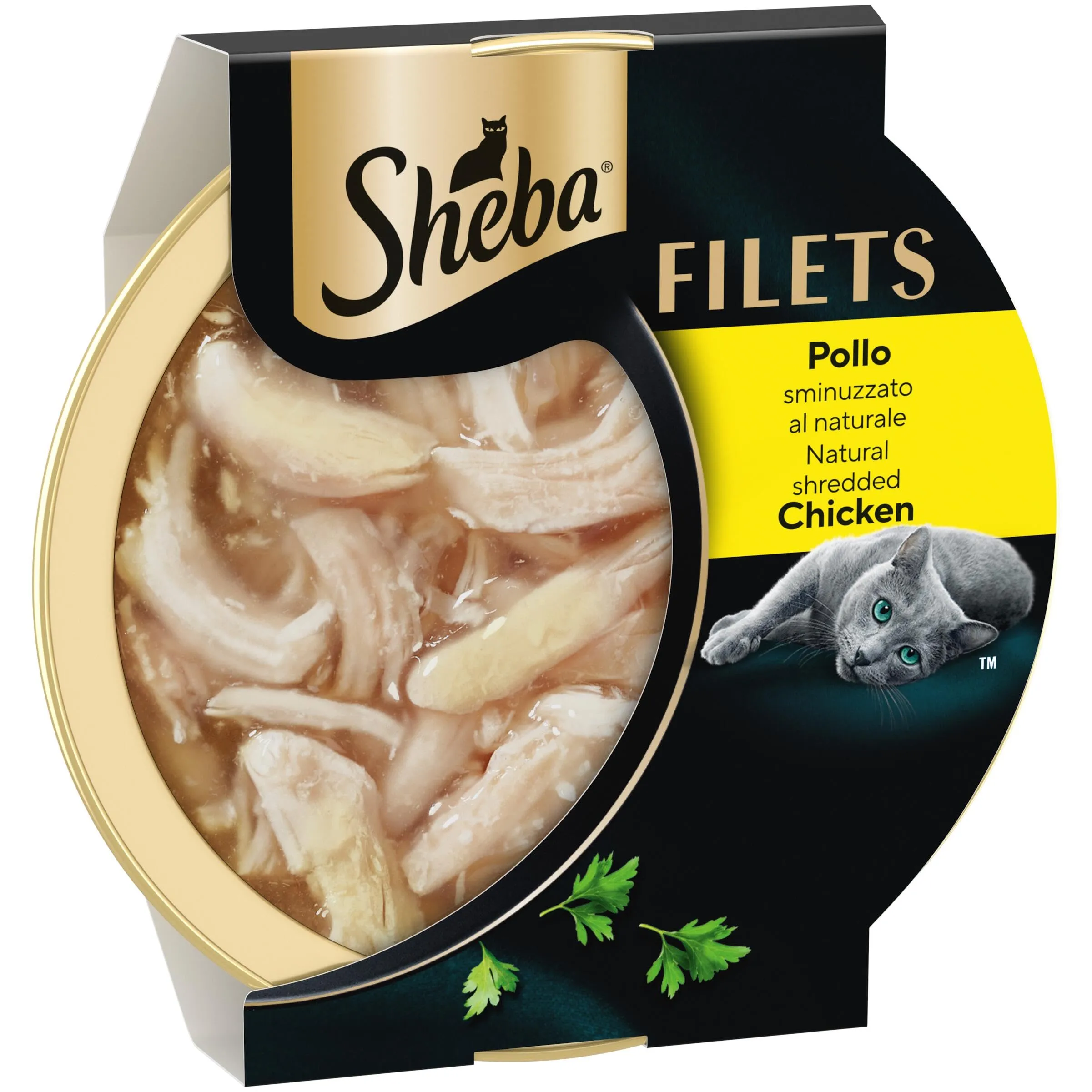 Sheba Filets Cibo Umido per Gatti Adulti con Filetti di Pollo in Salsa, 32 Vaschette da 60 g - immagine 2