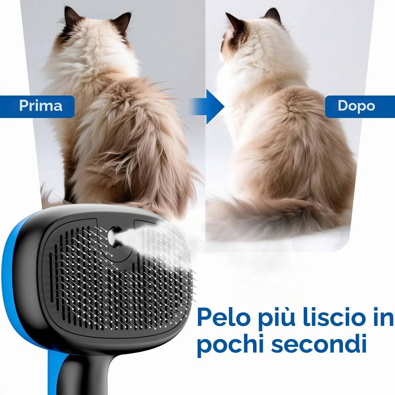 Pecute Spazzola a Vapore per Gatti e Cani - immagine 7