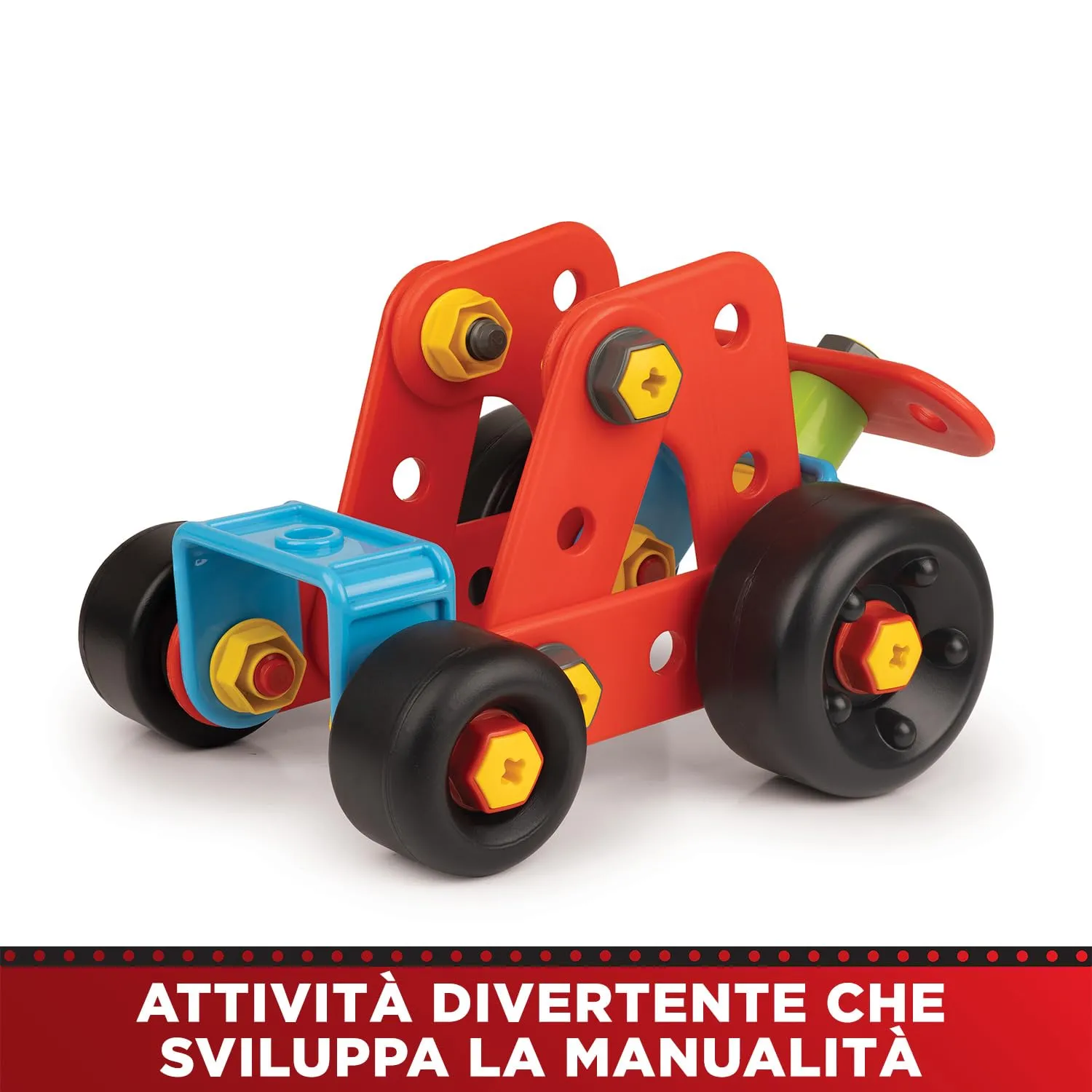 Bandai Meccano Auto da Corsa e Trattore 2 in 1 Set Costruzioni - immagine 5