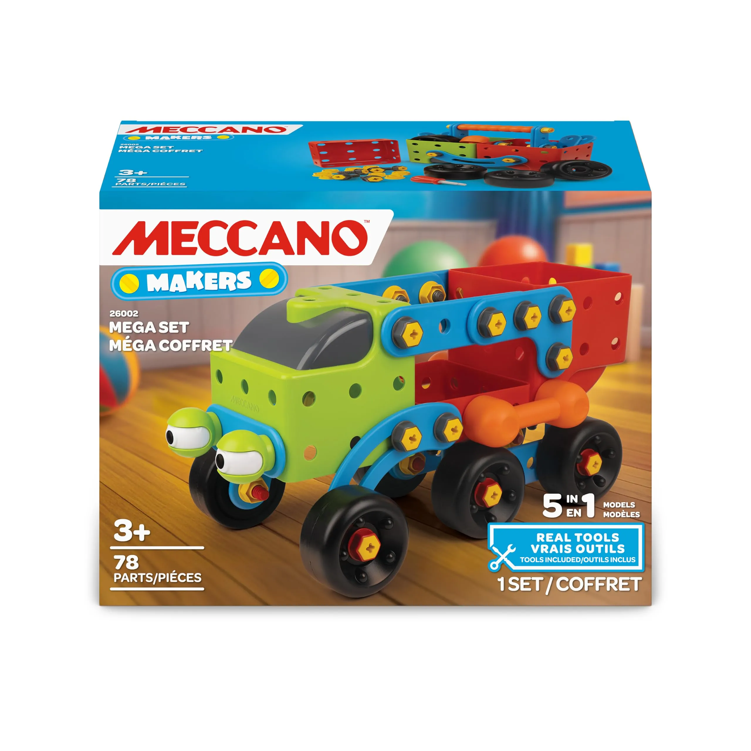 Bandai Meccano Mega Set 5 in 1 Construction Set - immagine 1