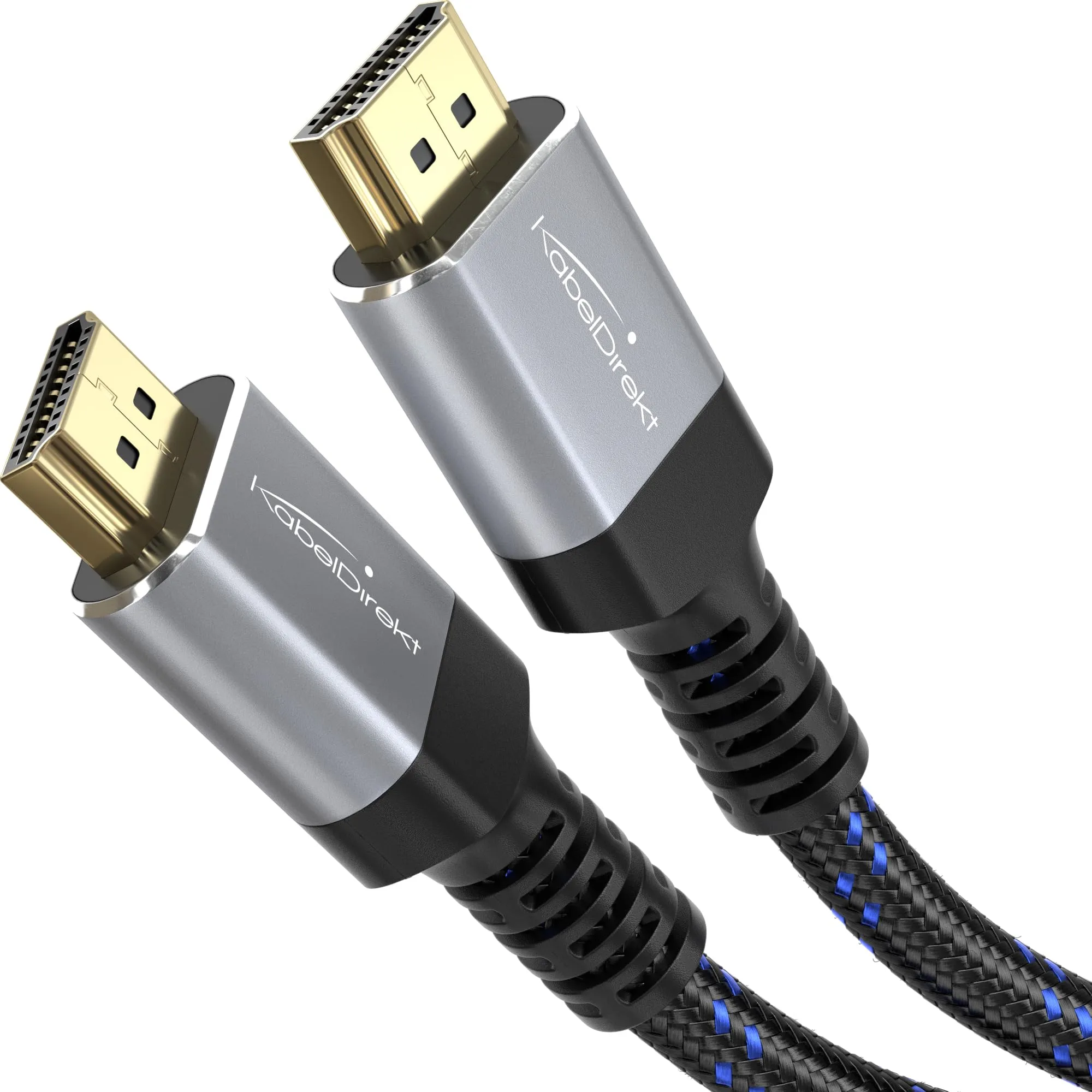 KabelDirekt Cavo HDMI 8K/4K, 3m, Nylon e Metallo - immagine 1