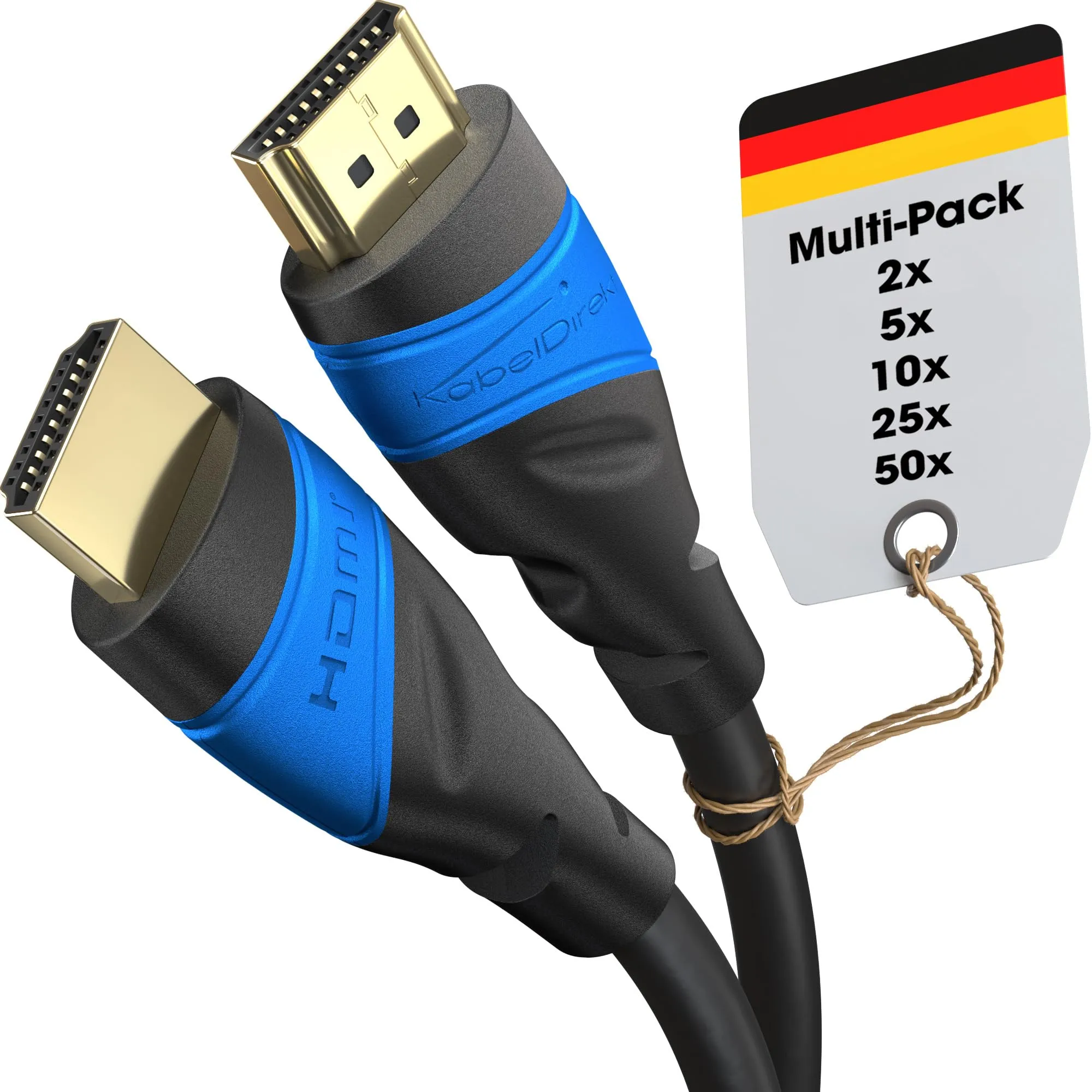 KabelDirekt Cavo HDMI 8K & 4K Flexcore, 2x 3m - immagine 1