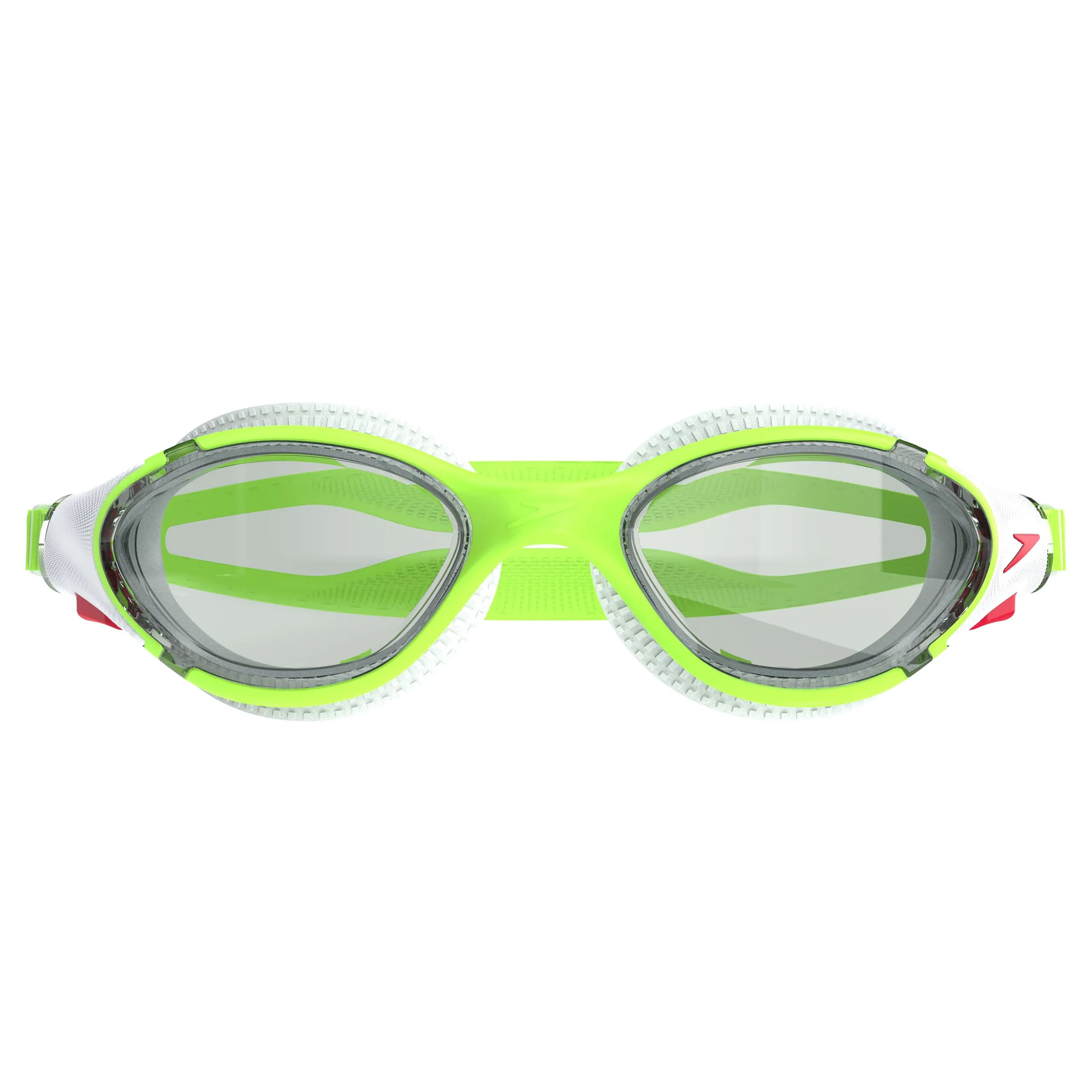 Speedo Unisex Biofuse 2.0 Swimming Goggles, Green Fizz/Steel, One Size - immagine 2
