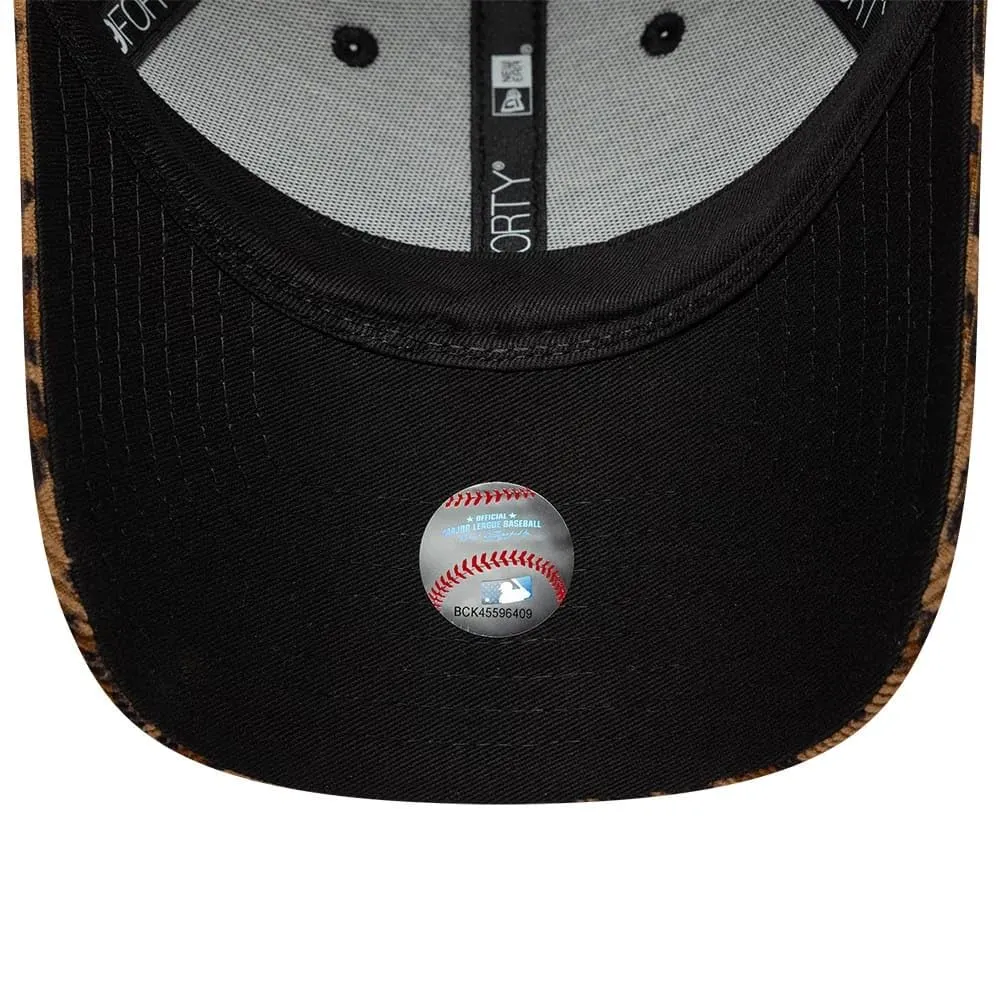 New Era New York Yankees Leopard Cord 9Forty Cap - Beige - immagine 5