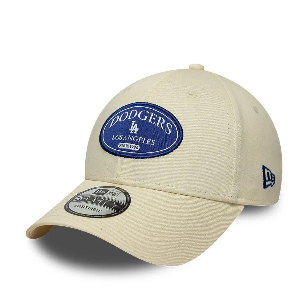 New Era Los Angeles Dodgers 9Forty Adjustable Cap - Beige - immagine 1