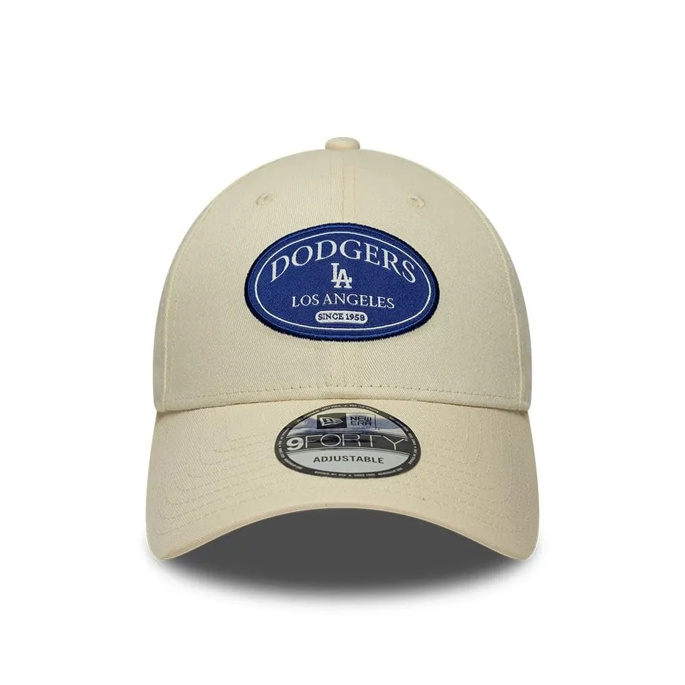 New Era Los Angeles Dodgers 9Forty Adjustable Cap - Beige - immagine 2