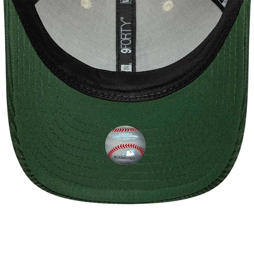 New Era Los Angeles Dodgers Cord 9Forty Adjustable M-Crown Cap - Beige - immagine 5