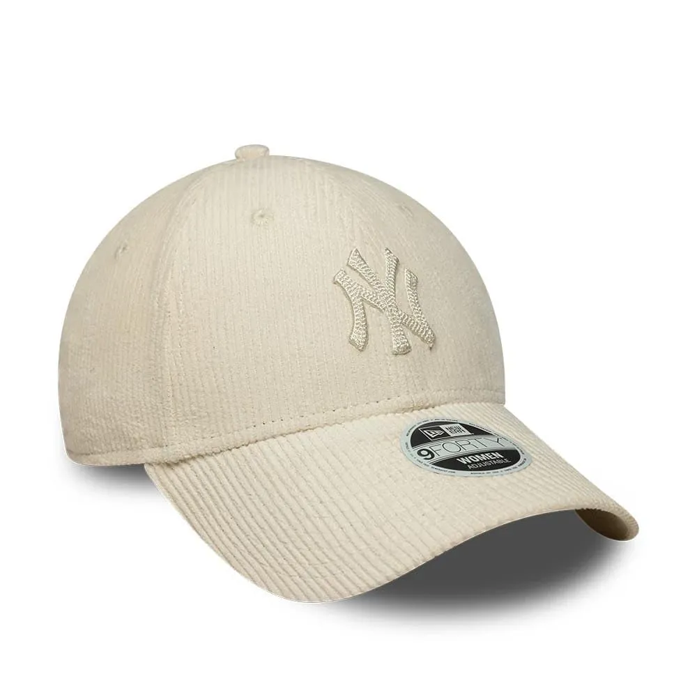 New Era New York Yankees Cord 9Forty Cap - Beige - immagine 3