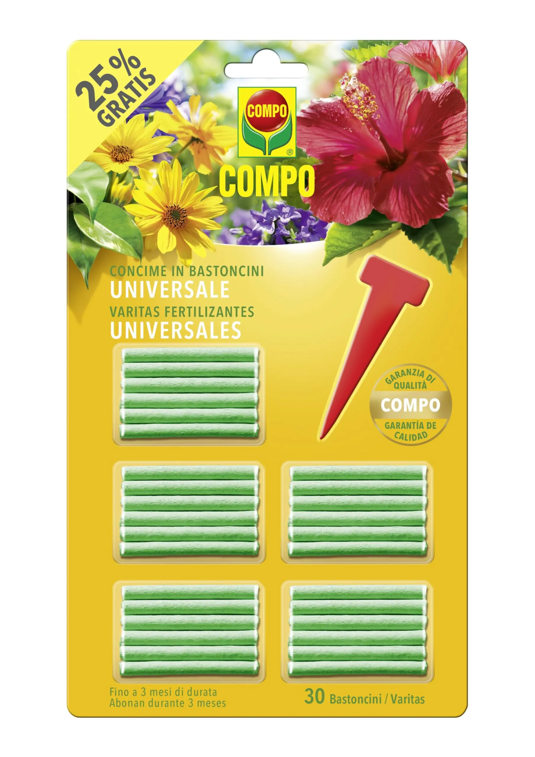 Compo Concime in Bastoncini Universale, 30 sticks - immagine 1
