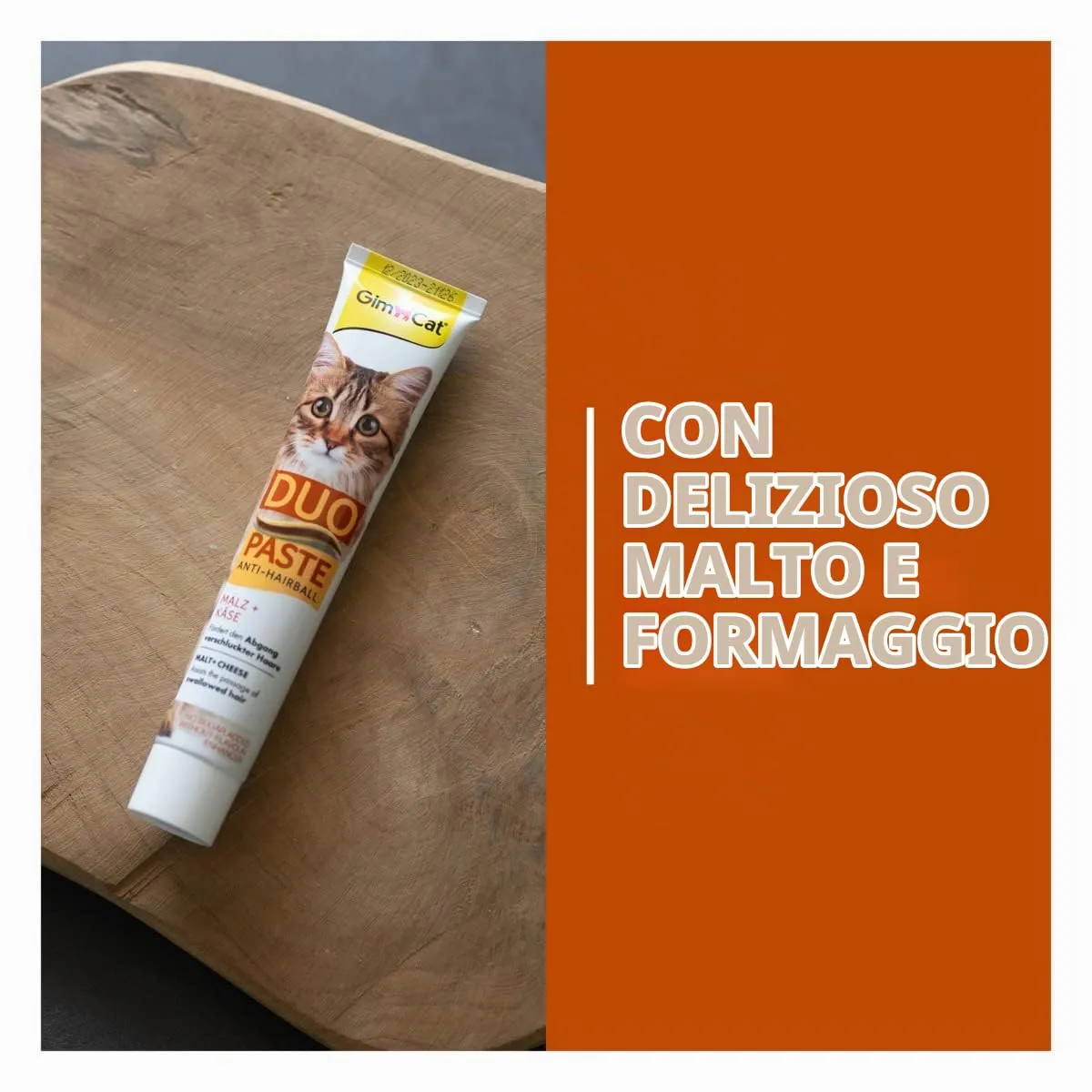 GimCat Duo Pasta Anti-Hairball Malto e Formaggio, 50 g - immagine 3