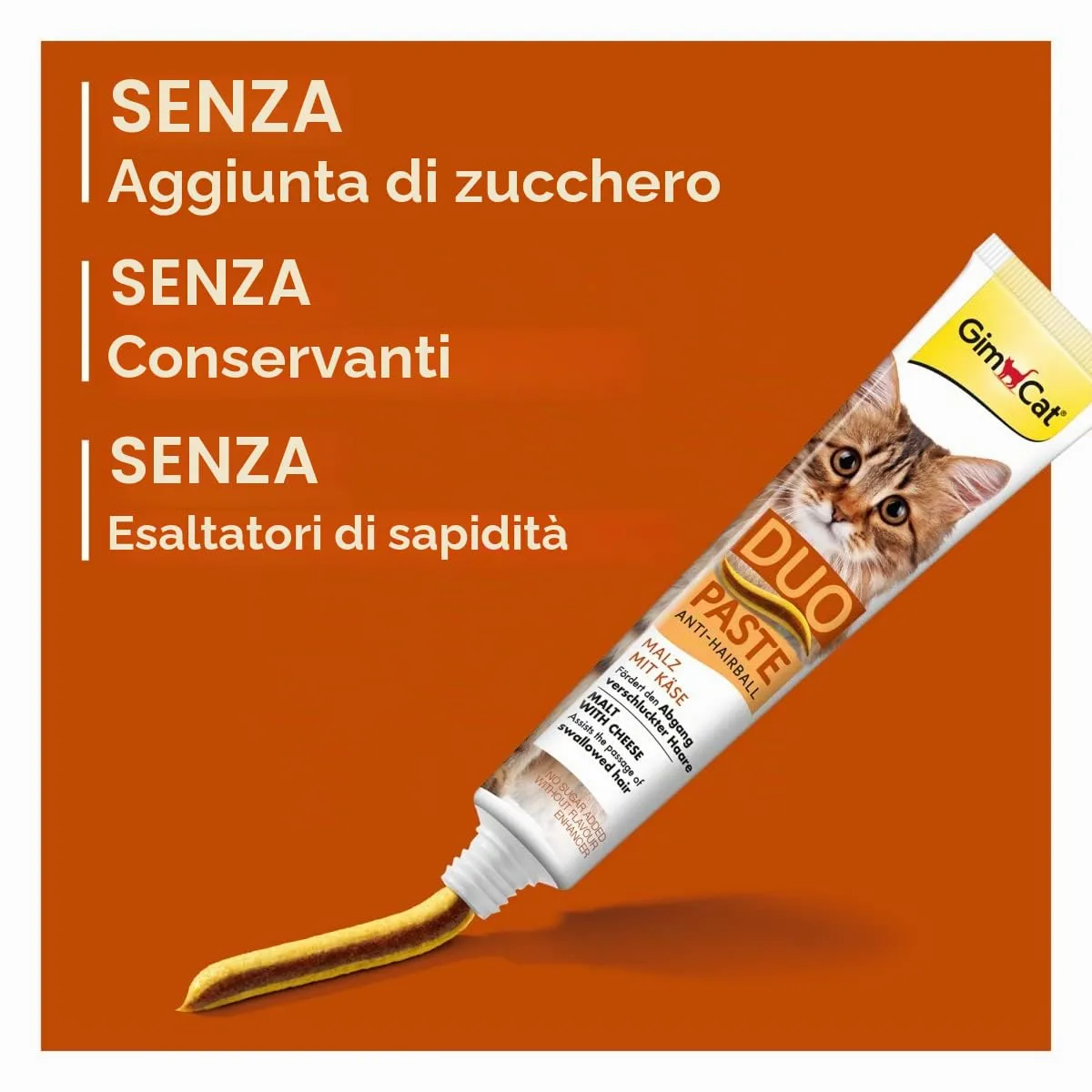 GimCat Duo Pasta Anti-Hairball Malto e Formaggio, 50 g - immagine 5