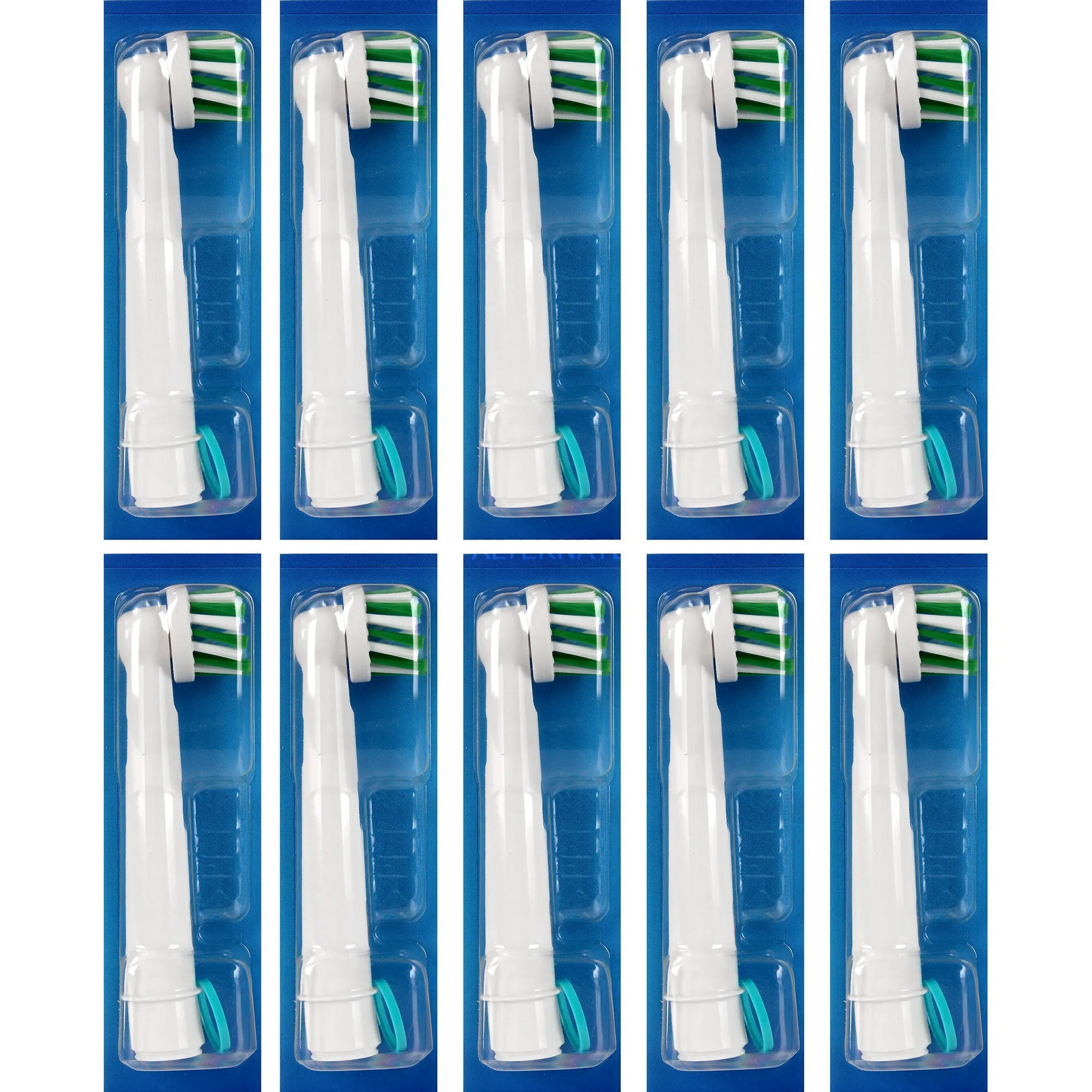 Oral-B Pro Cross Action Testine di Ricambio, Bianche, 10 Ricambi - immagine 1