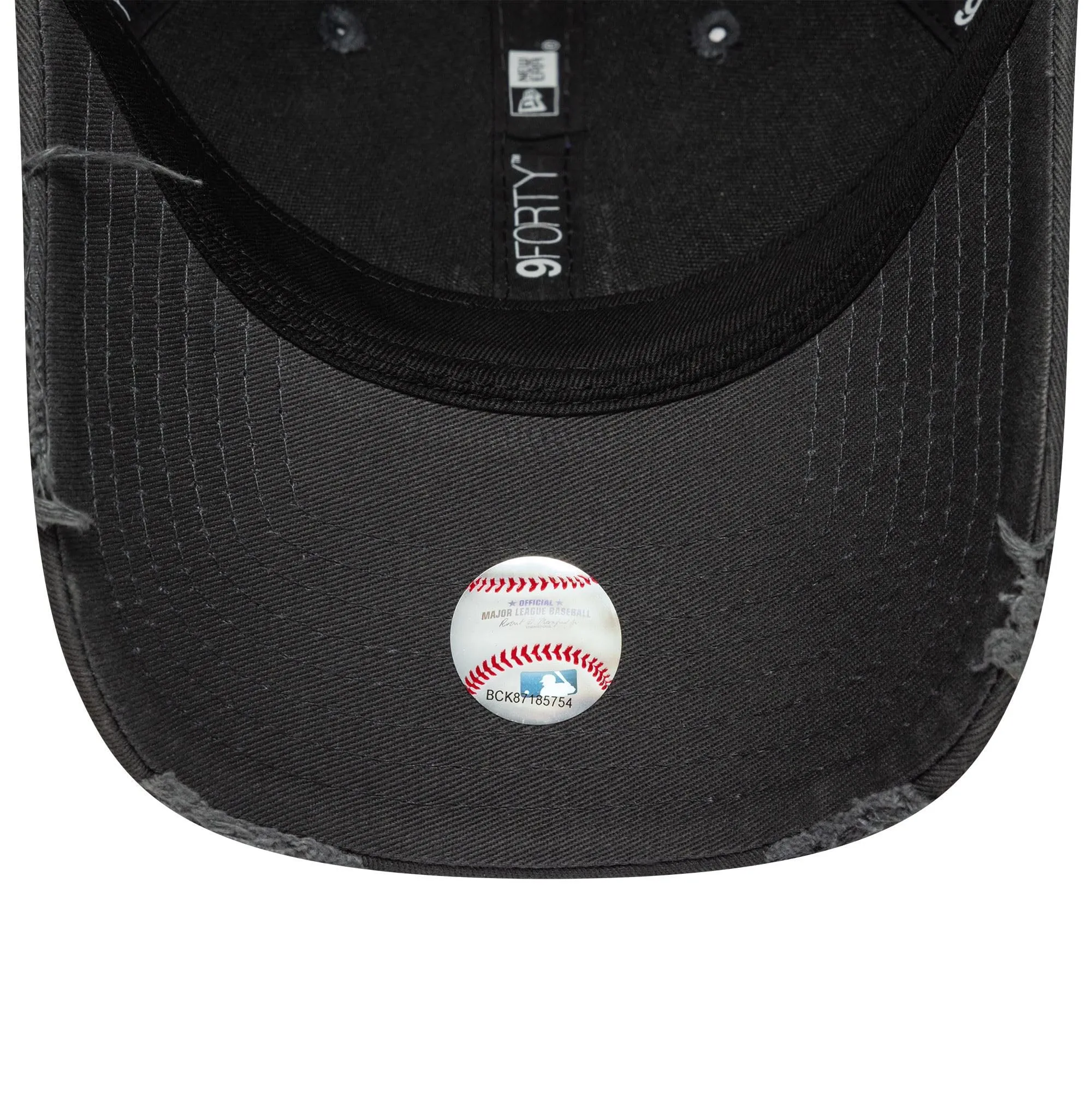 New Era Los Angeles Dodgers MLB 9Forty Washed Distressed Cap - Grigio Scuro - immagine 5