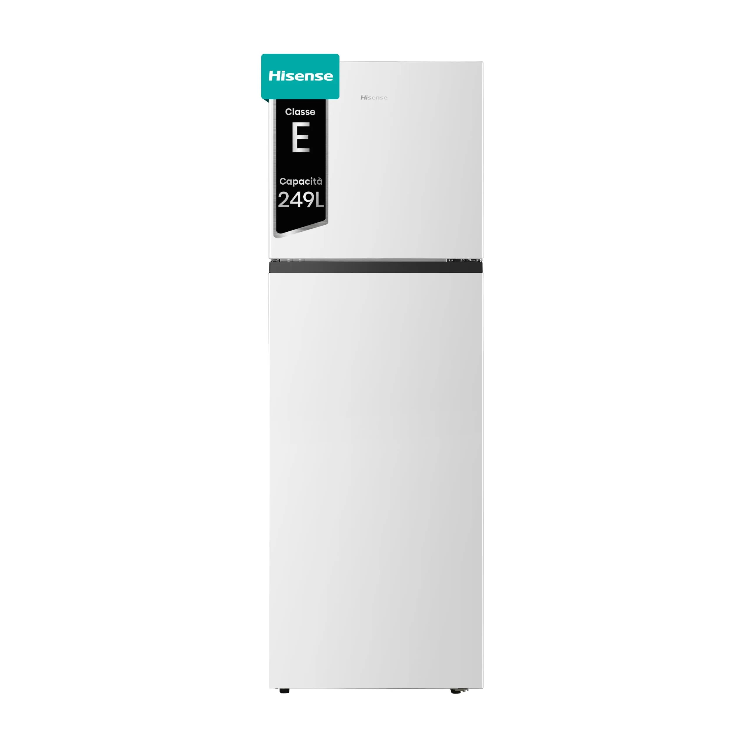 Hisense RT327N4AWE Frigorifero Doppia Porta Total No Frost, Multi Air Flow, 55 cm, Bianco, 249 L - immagine 1