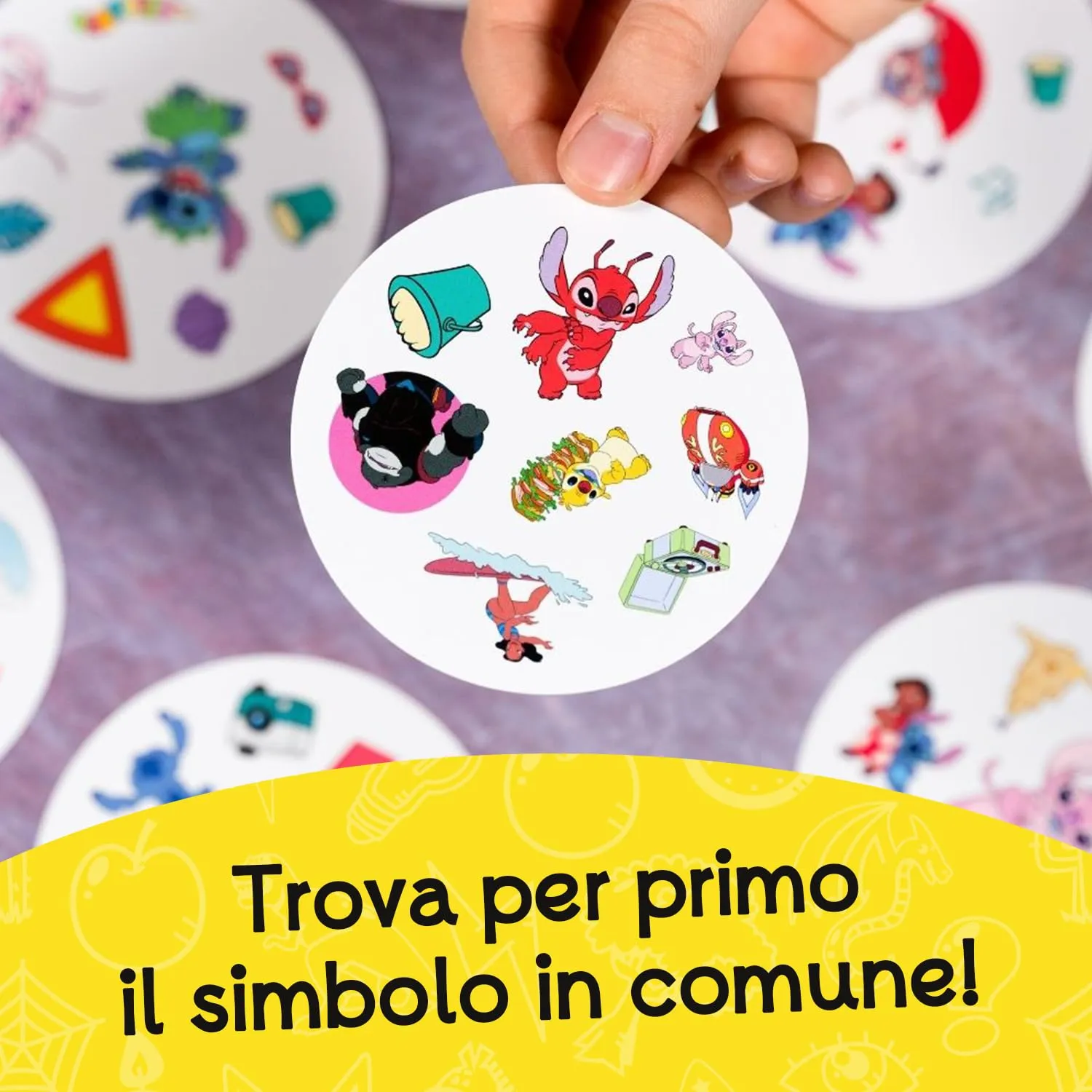 Asmodee Dobble Disney Stitch Card Game - immagine 2