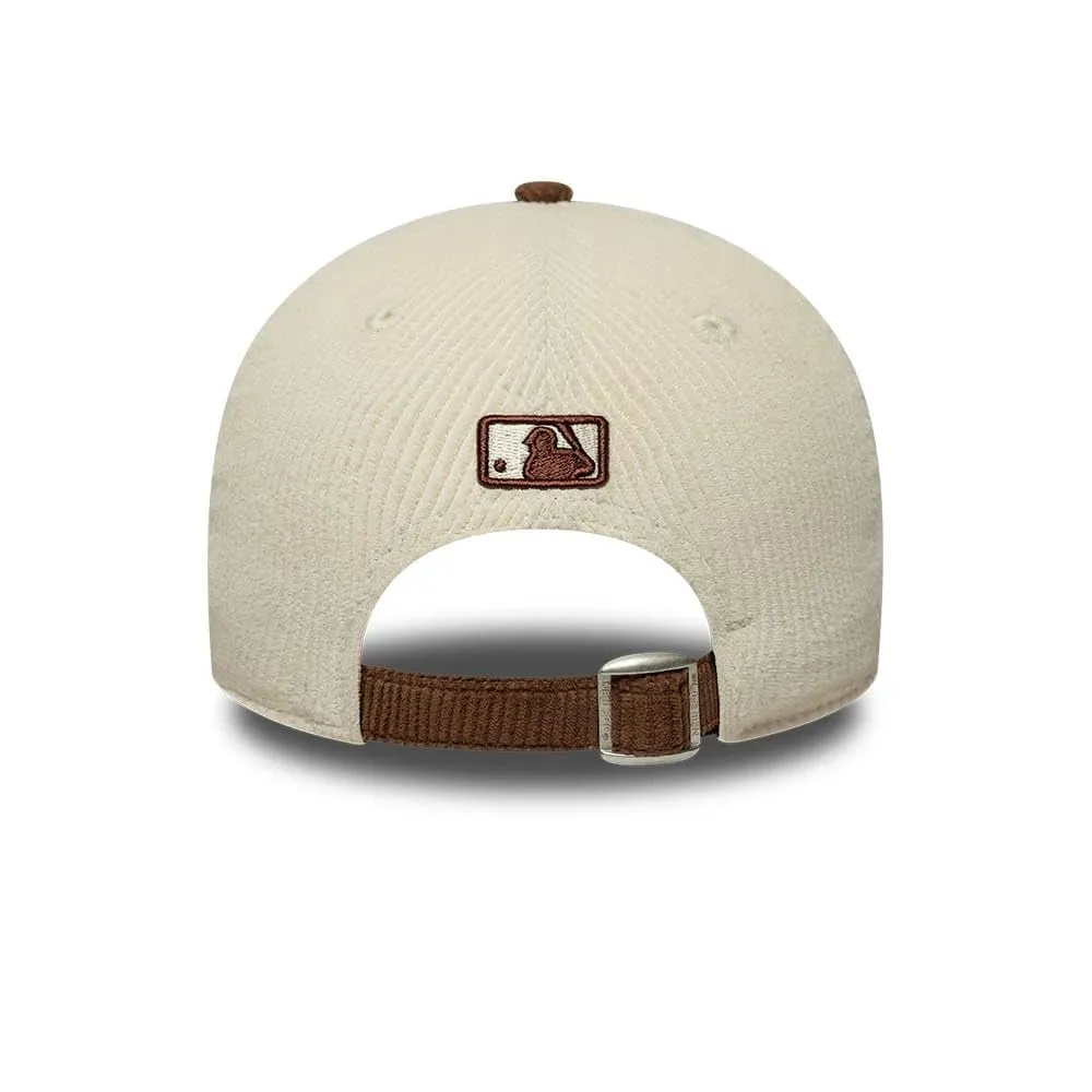New Era New York Yankees Cord 9Forty Adjustable M-Crown Beige - immagine 4