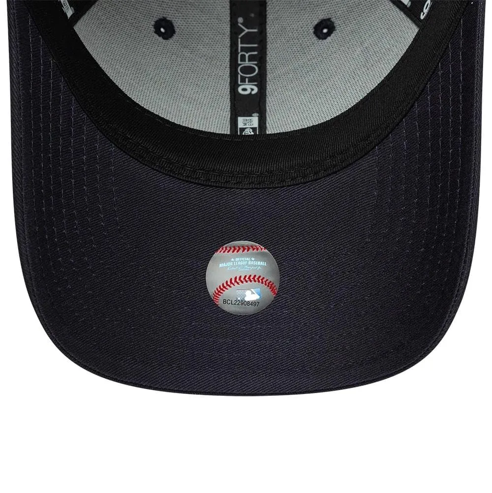 New Era New York Yankees Metallic Outline 9Forty Adjustable Cap - Navy - immagine 5