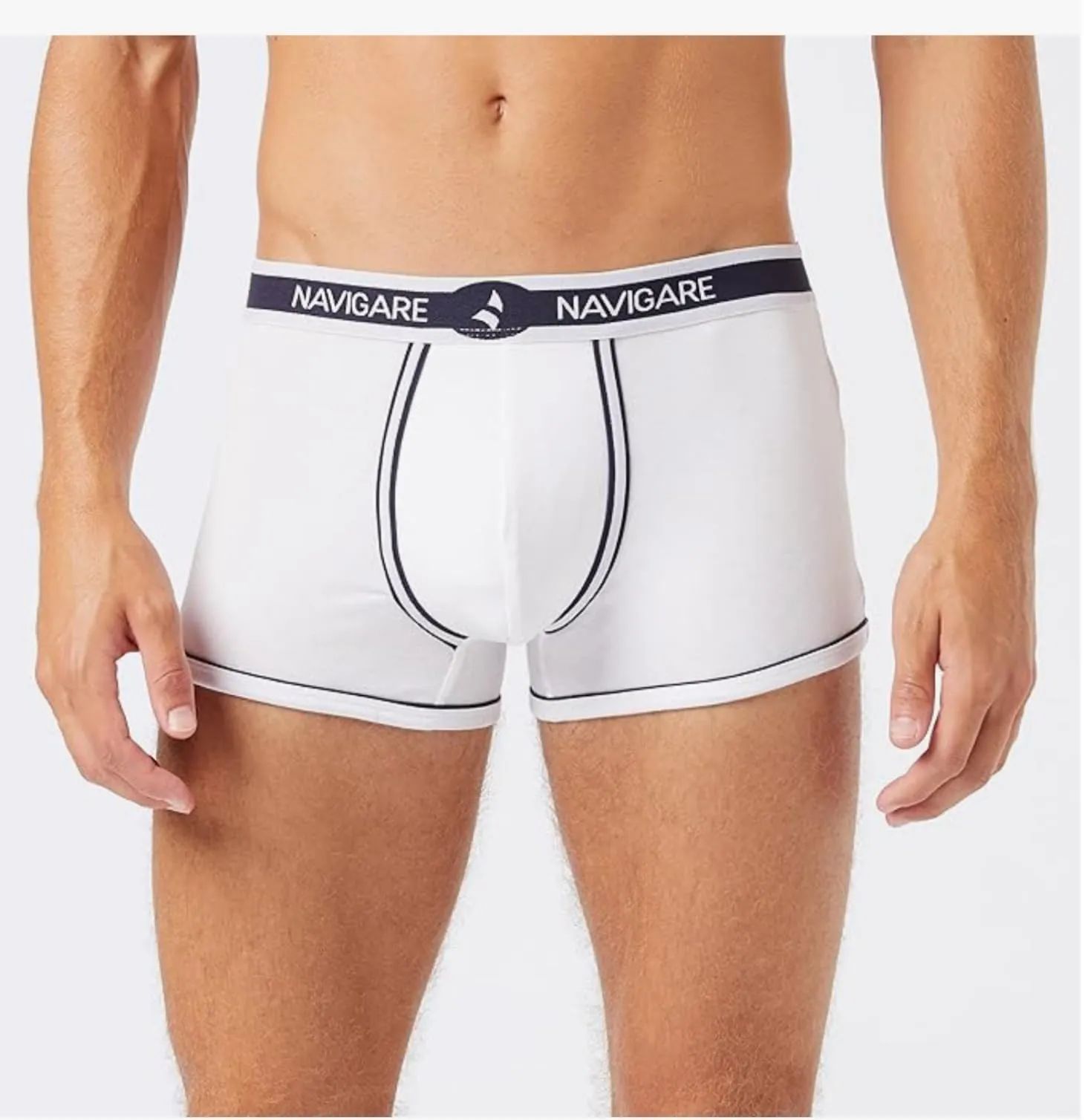 Navigare Boxer Uomo 6 Pezzi Grigio/Nero/Navi (M) Tinta Unita Leggero - immagine 2