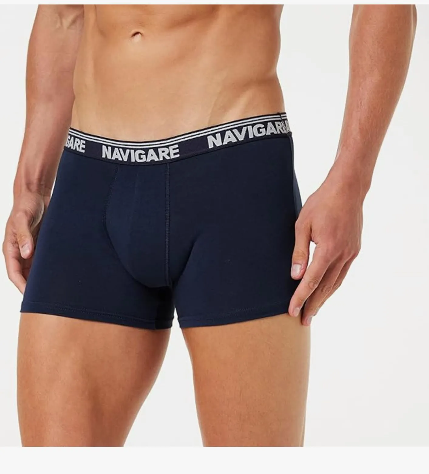 Navigare Boxer Uomo 6 Pezzi Grigio/Nero/Navi (M) Tinta Unita Leggero - immagine 3