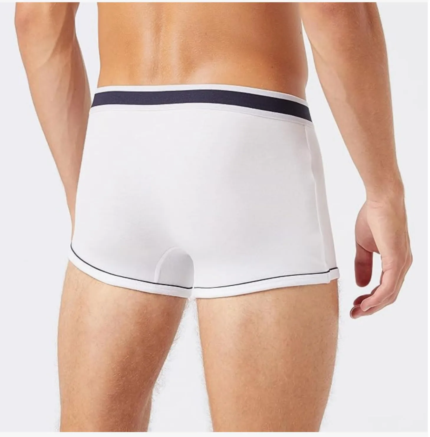 Navigare Boxer Uomo 6 Pezzi Grigio/Nero/Navi (M) Tinta Unita Leggero - immagine 7