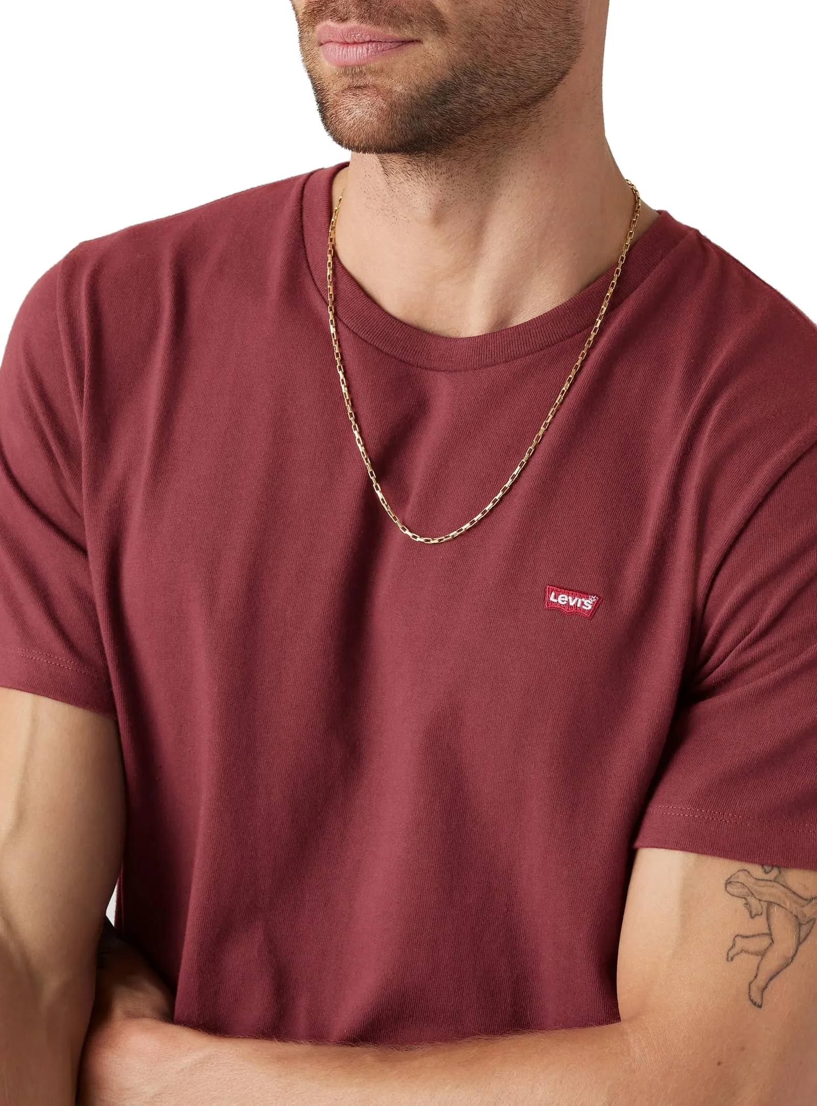 Levi's Original Housemark Tee, Red Mahogany, S - immagine 3