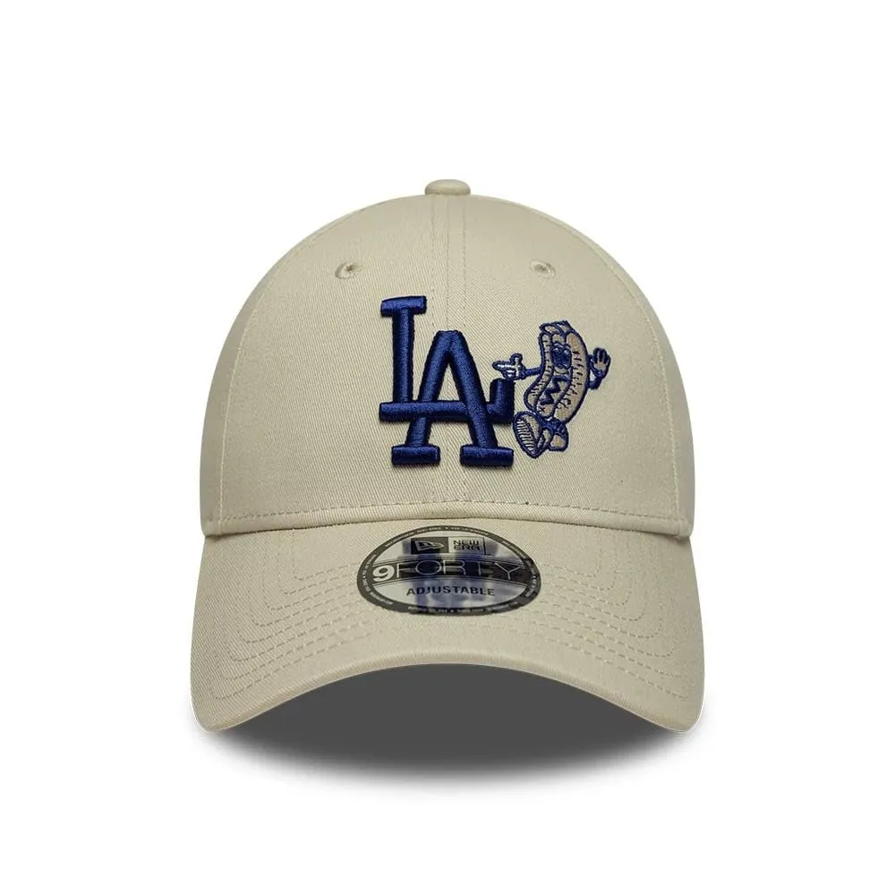 New Era Los Angeles Dodgers Food Icon 9Forty Cap - Beige - immagine 2