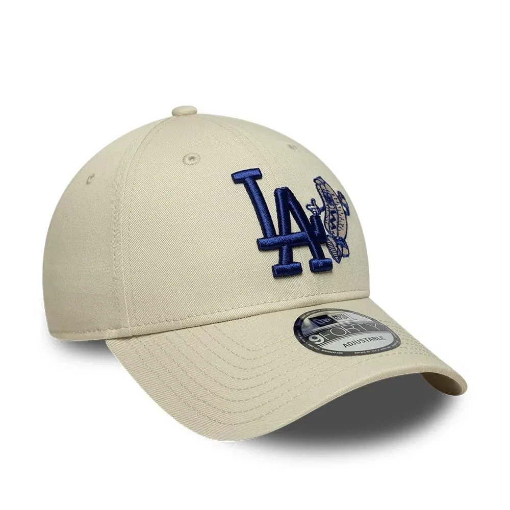 New Era Los Angeles Dodgers Food Icon 9Forty Cap - Beige - immagine 3
