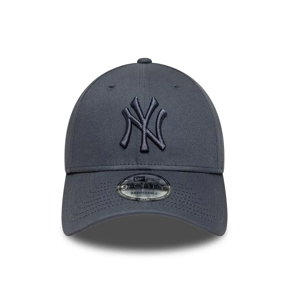 New Era New York Yankees League Essential 9Forty Cappellino Grigio - immagine 2