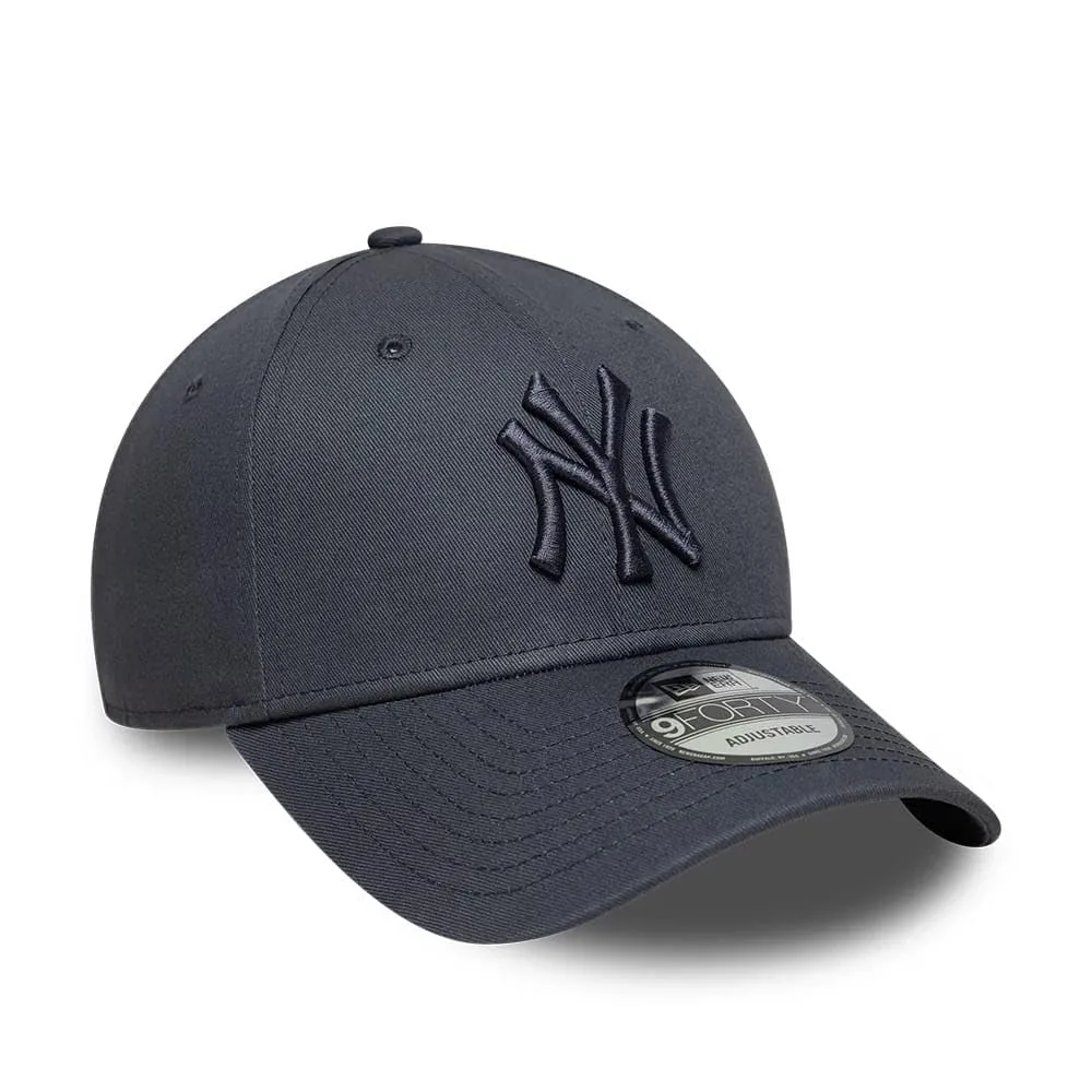 New Era New York Yankees League Essential 9Forty Cappellino Grigio - immagine 3