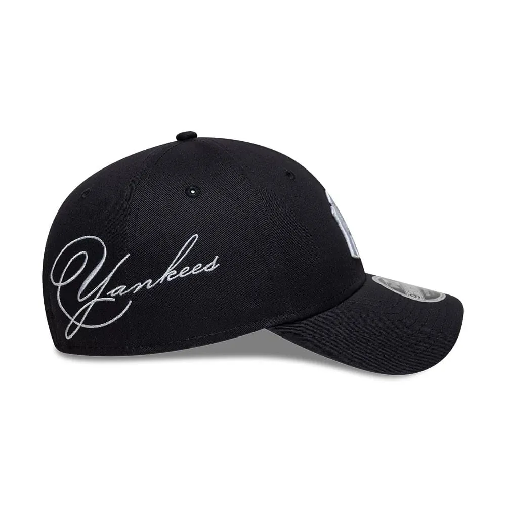 New Era New York Yankees Side Script 9Forty Adjustable M-Crown Cap - immagine 6