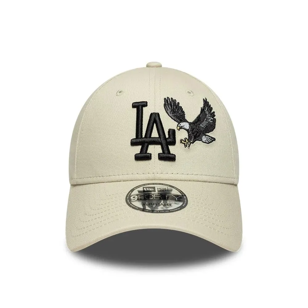 New Era Los Angeles Dodgers Outdoor Icon 9Forty Cap - Beige - immagine 2