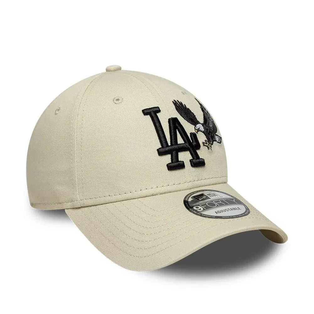 New Era Los Angeles Dodgers Outdoor Icon 9Forty Cap - Beige - immagine 3
