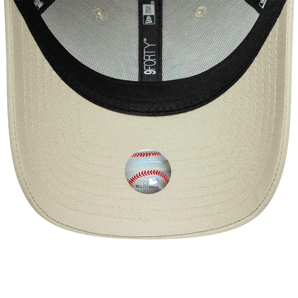 New Era New York Yankees League Essential 9Forty Cappellino Beige - immagine 5