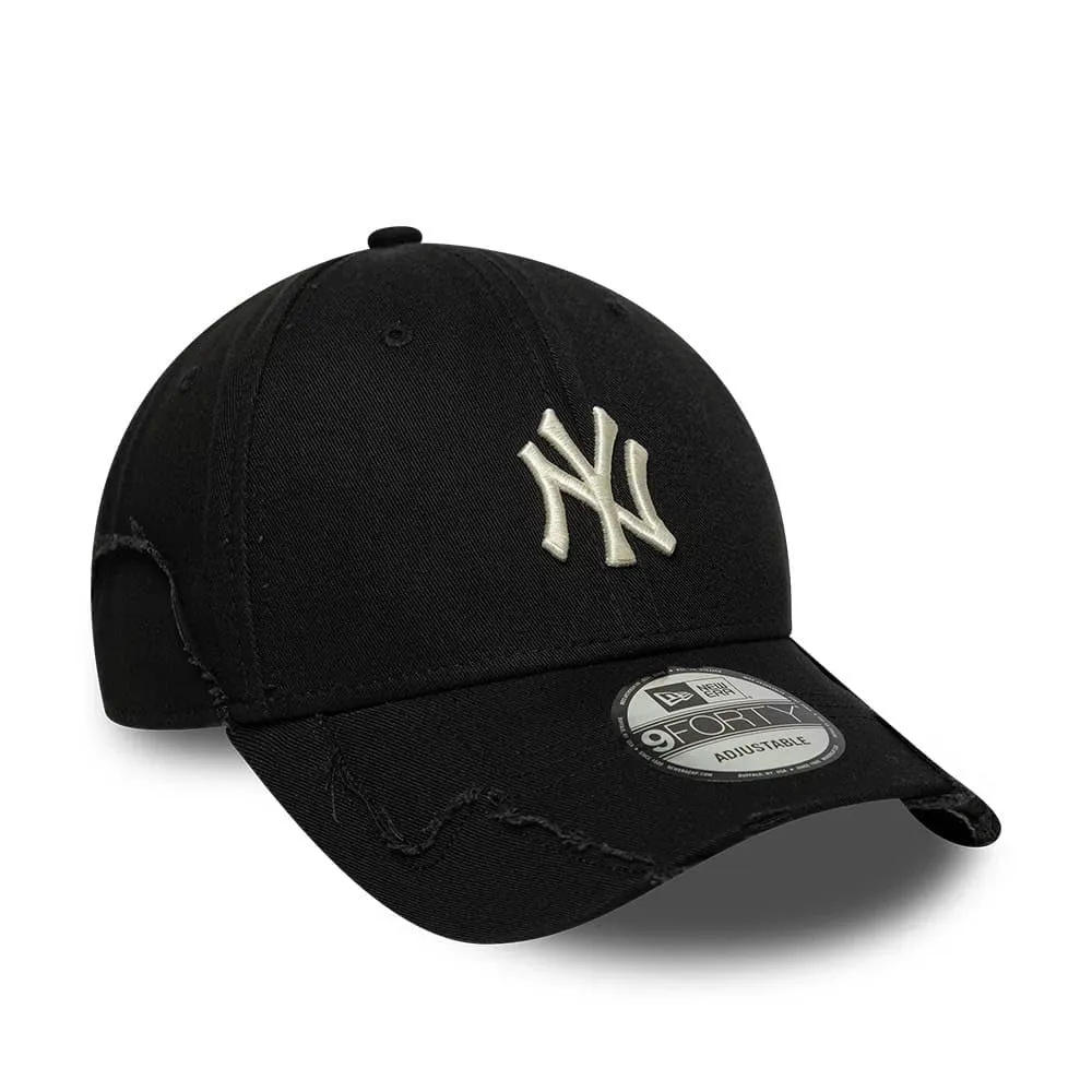 New Era New York Yankees 9Forty Cap - Black - immagine 3