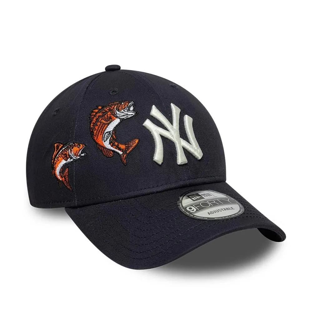 New Era New York Yankees Outdoor Icon 9Forty Cap - Navy - immagine 3