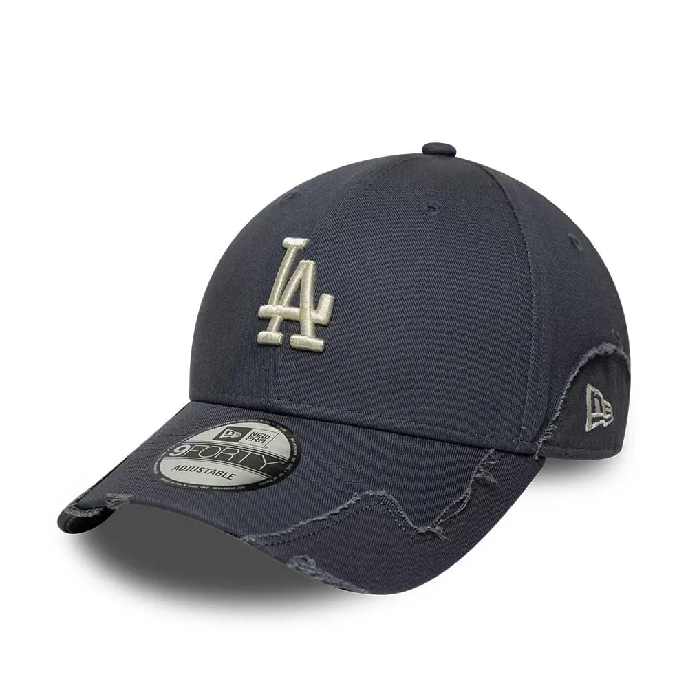 New Era Los Angeles Dodgers Distressed 9Forty Cappellino Grigio - immagine 1