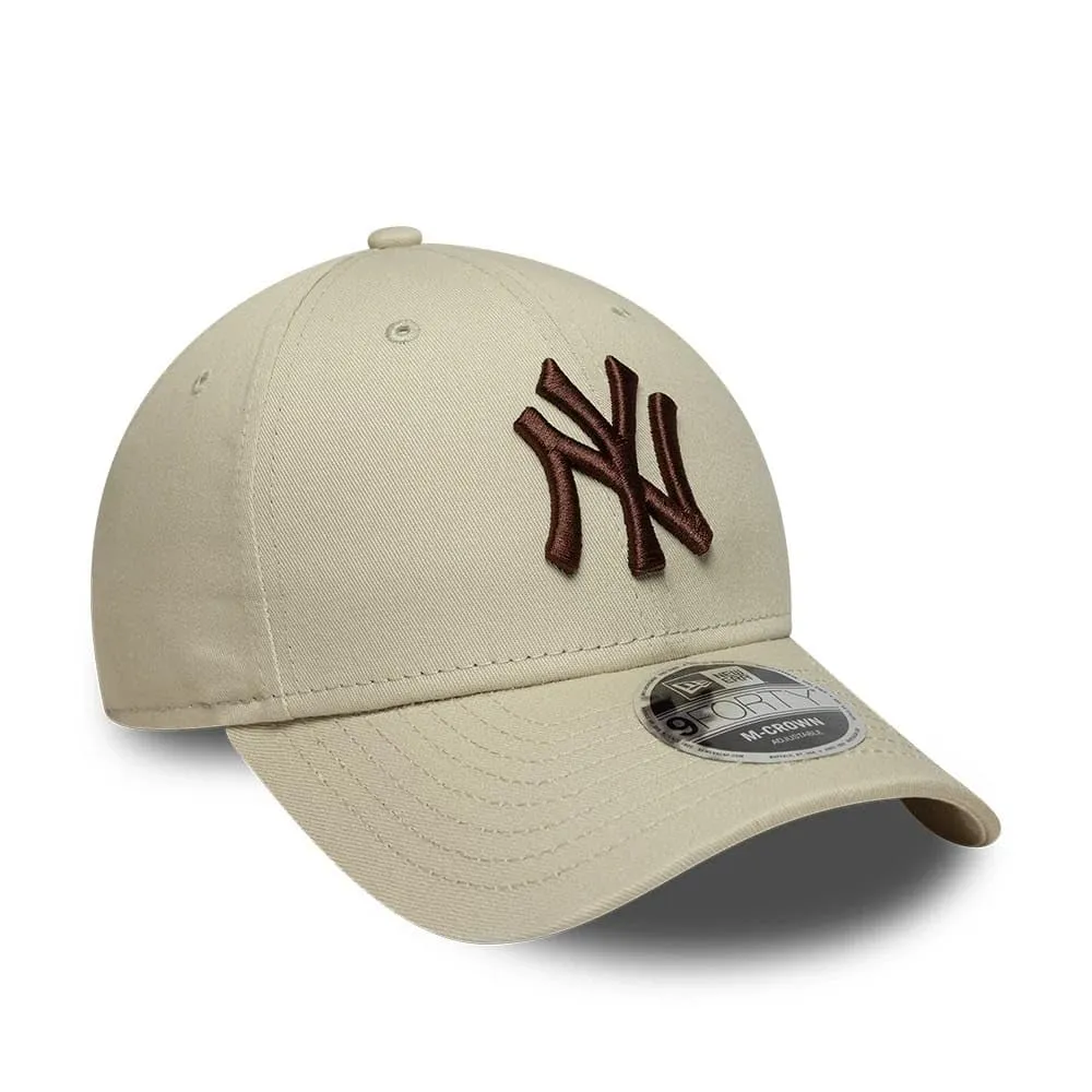 New Era New York Yankees M-Crown 9Forty Adjustable Cap - Beige - immagine 3