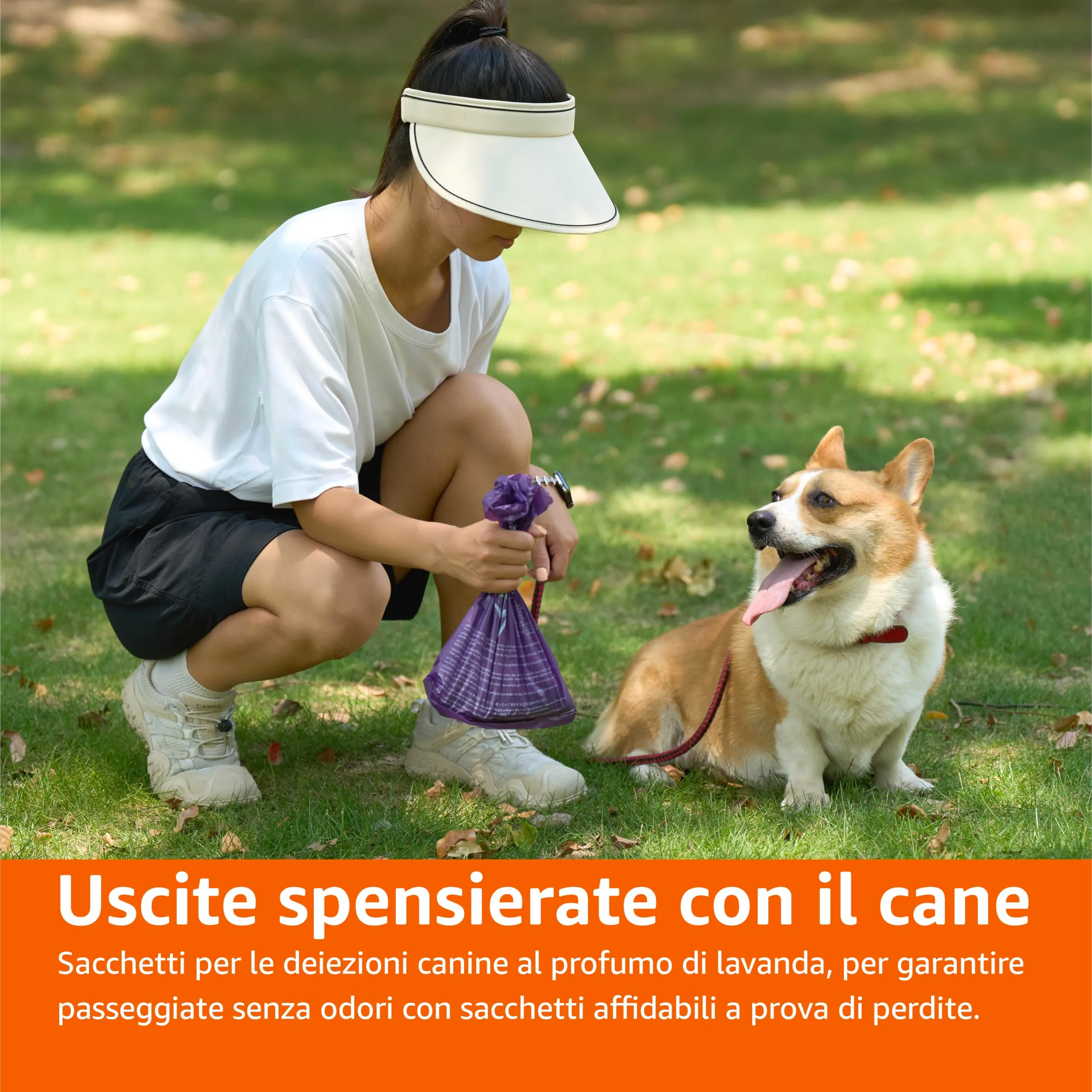 Amazon Basics Sacchetti igienici per cani alla lavanda, 600 pezzi - immagine 5