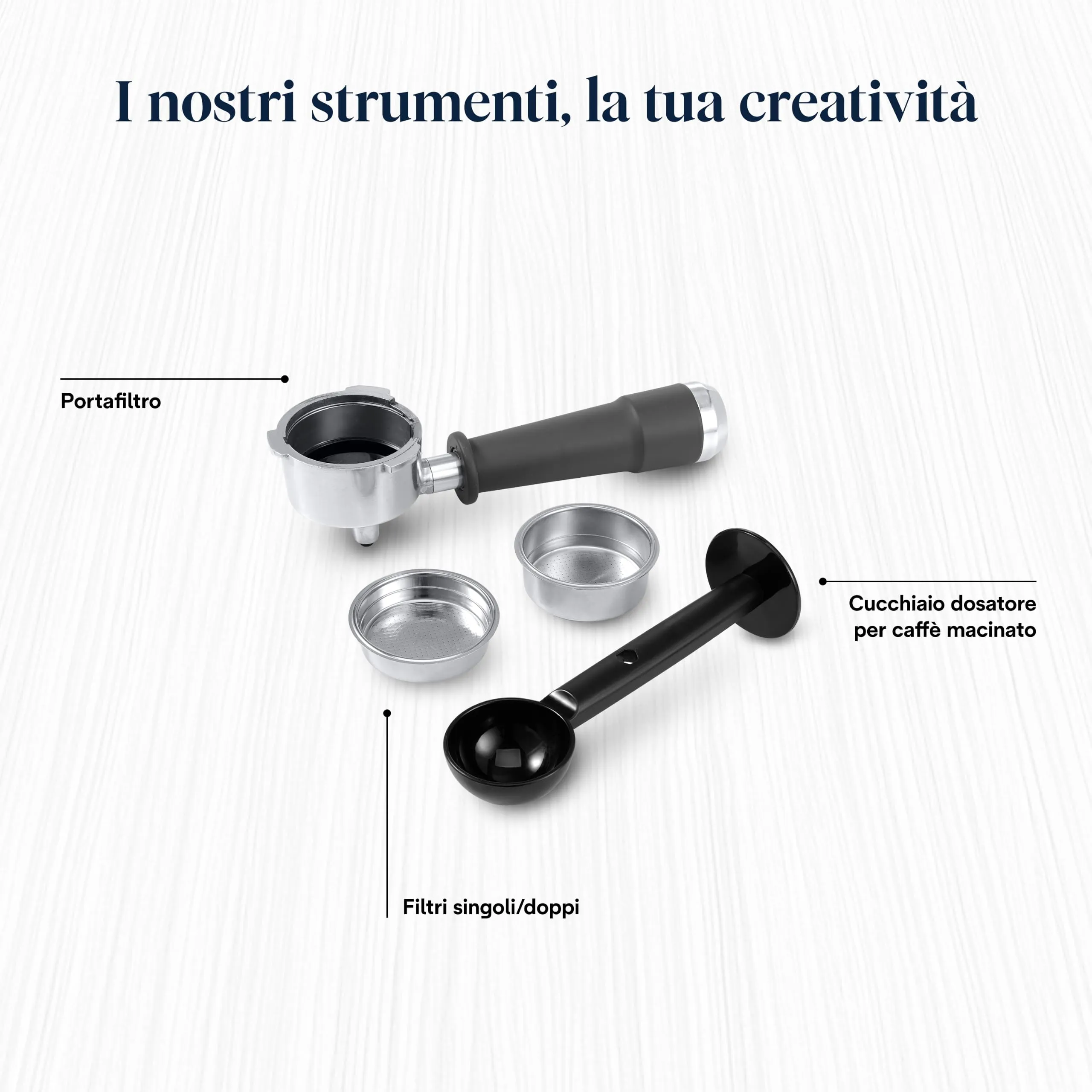 De'Longhi Classic Macchina da Caffè Espresso Montalatte Manuale Grigio EM352.G - immagine 8