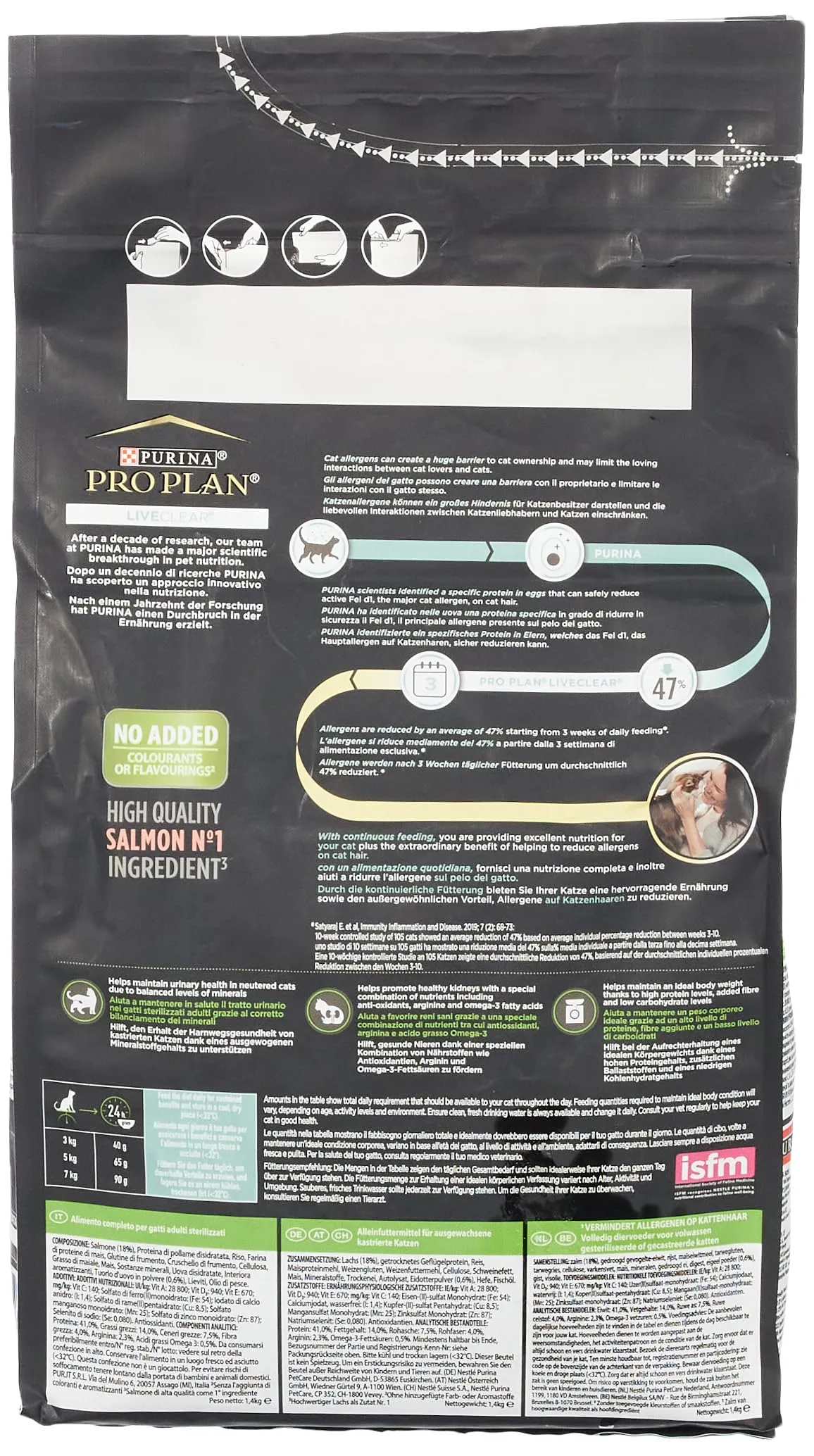 Purina Pro Plan Liveclear Croccantini Gatto Adulto, 1.4 kg - immagine 4