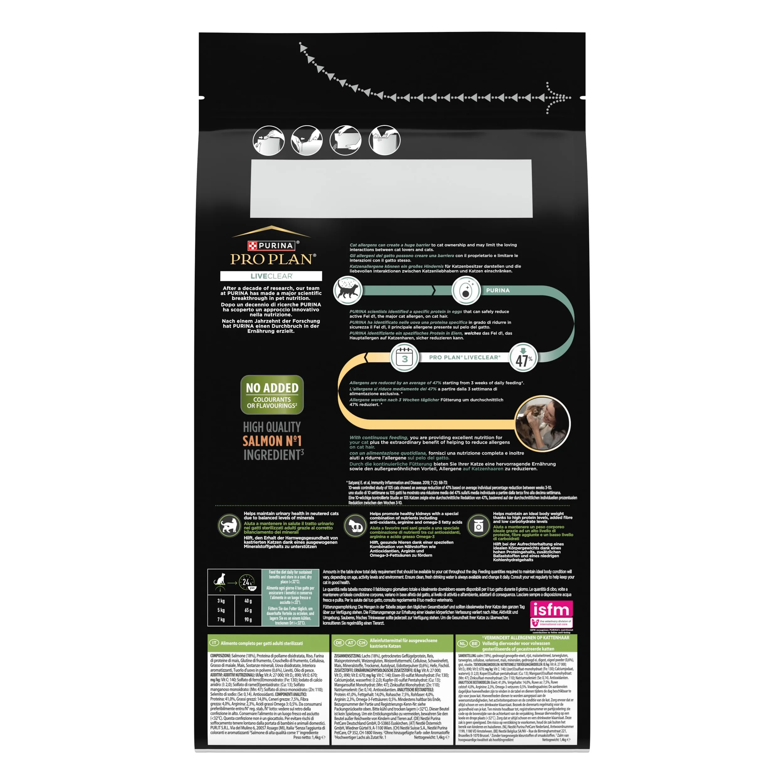 Purina Pro Plan Liveclear Croccantini Gatto Adulto, 1.4 kg - immagine 5