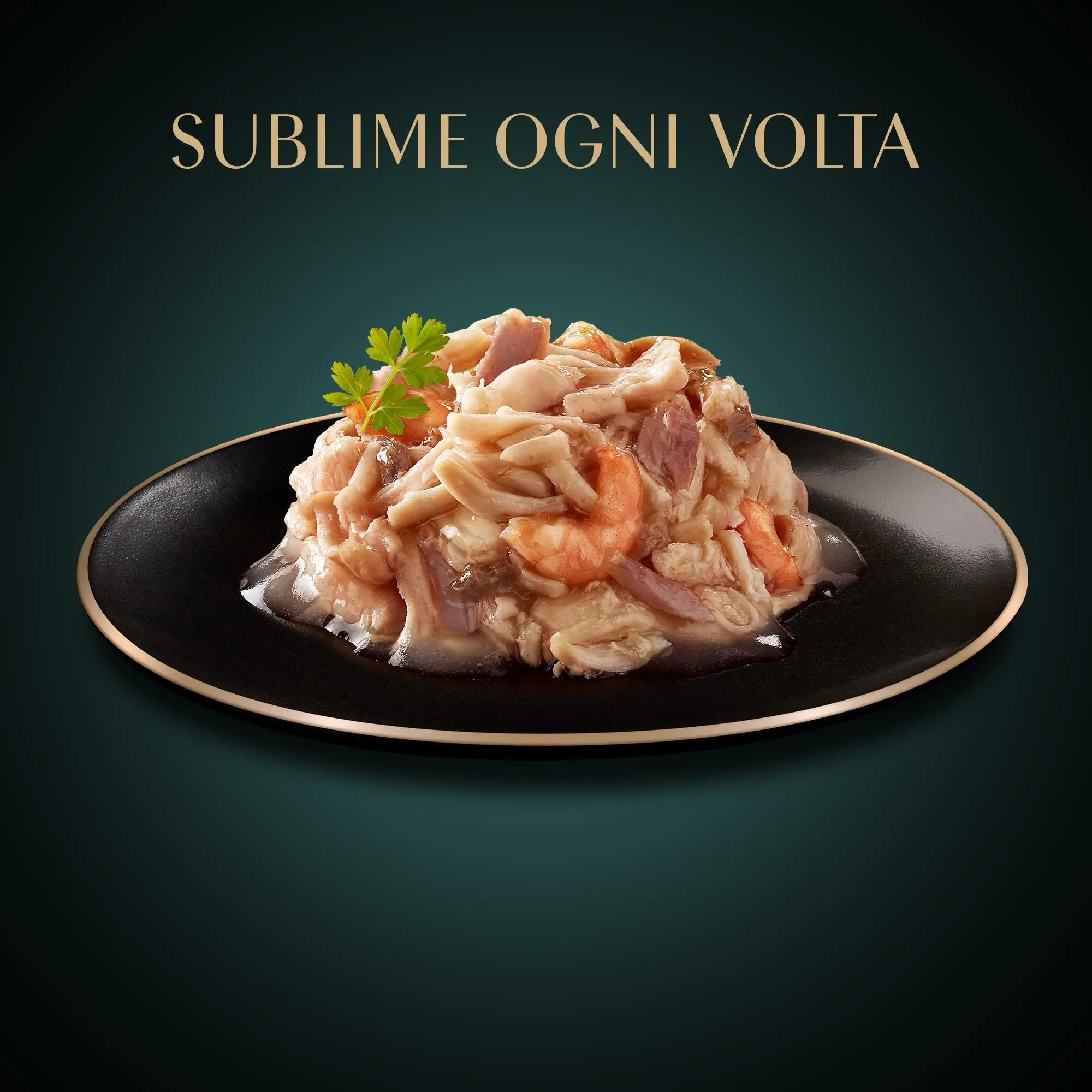 Sheba Filets Cibo Umido per Gatti Adulti Pollo, Pesce Oceano e Gamberetti in Salsa, 32 Vaschette da 60 g - immagine 9