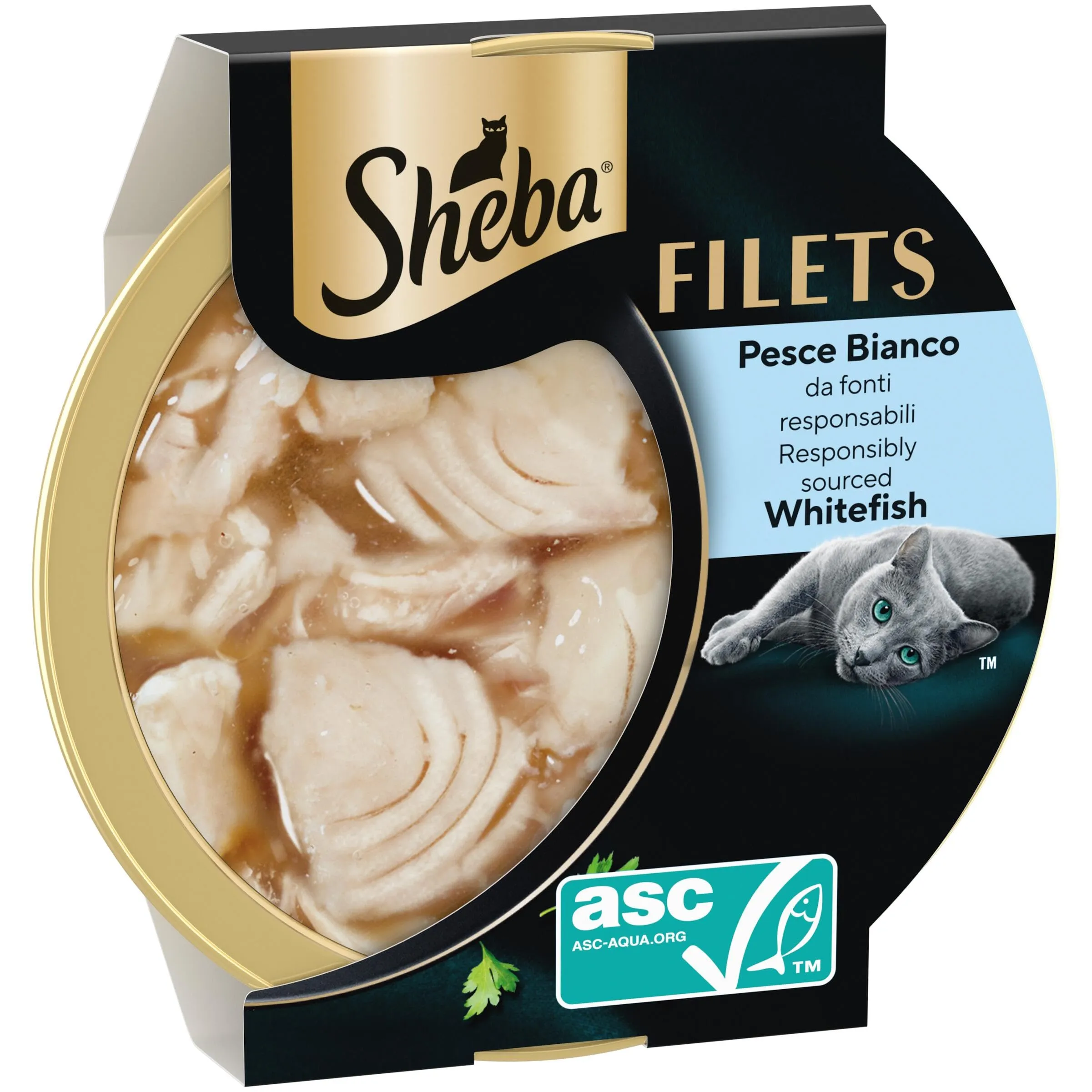 Sheba Filets Pesce Bianco in salsa, 32 Vaschette da 60g - immagine 2