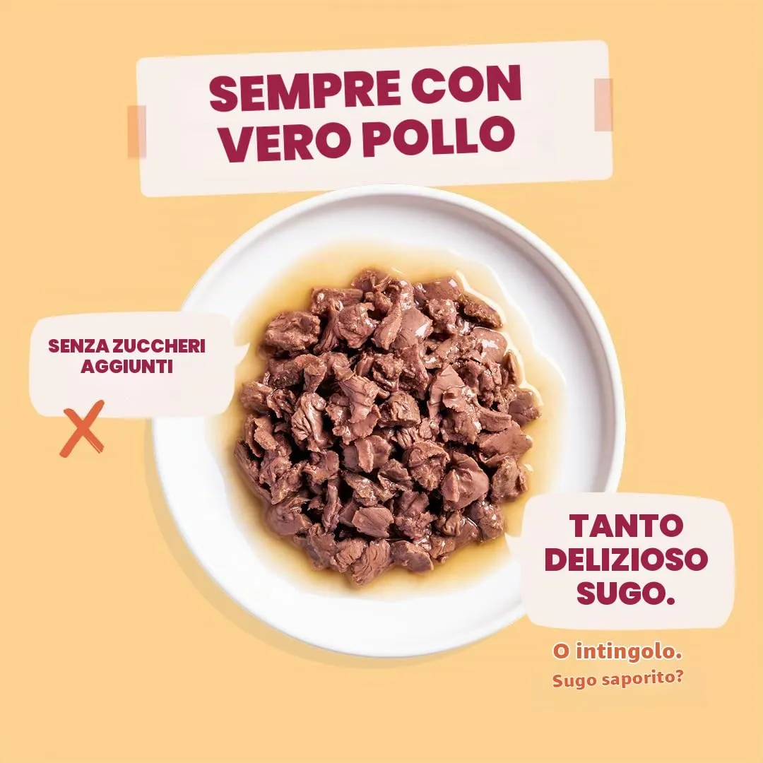 Edgard & Cooper Cibo Umido per Gatti, Pollo in salsa, Senza Cereali (12x 85g) - immagine 3